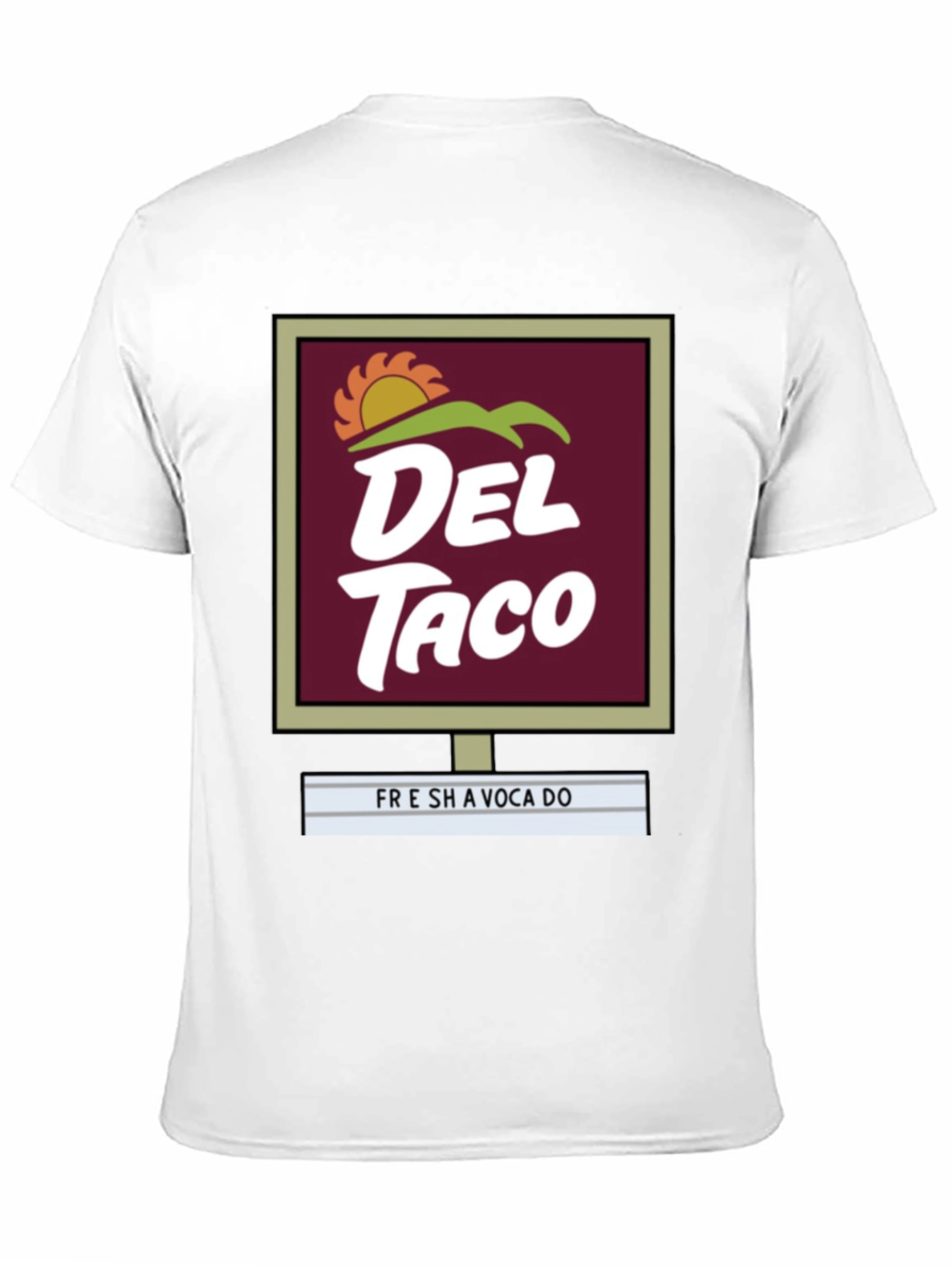 Del Taco Graphic T-Shirt - Fresh Avocado Design