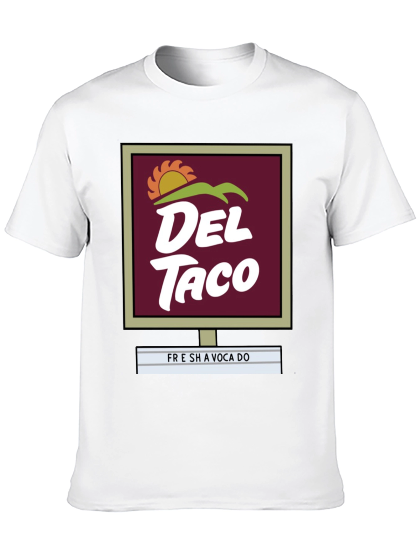 Del Taco Graphic T-Shirt - Fresh Avocado Design
