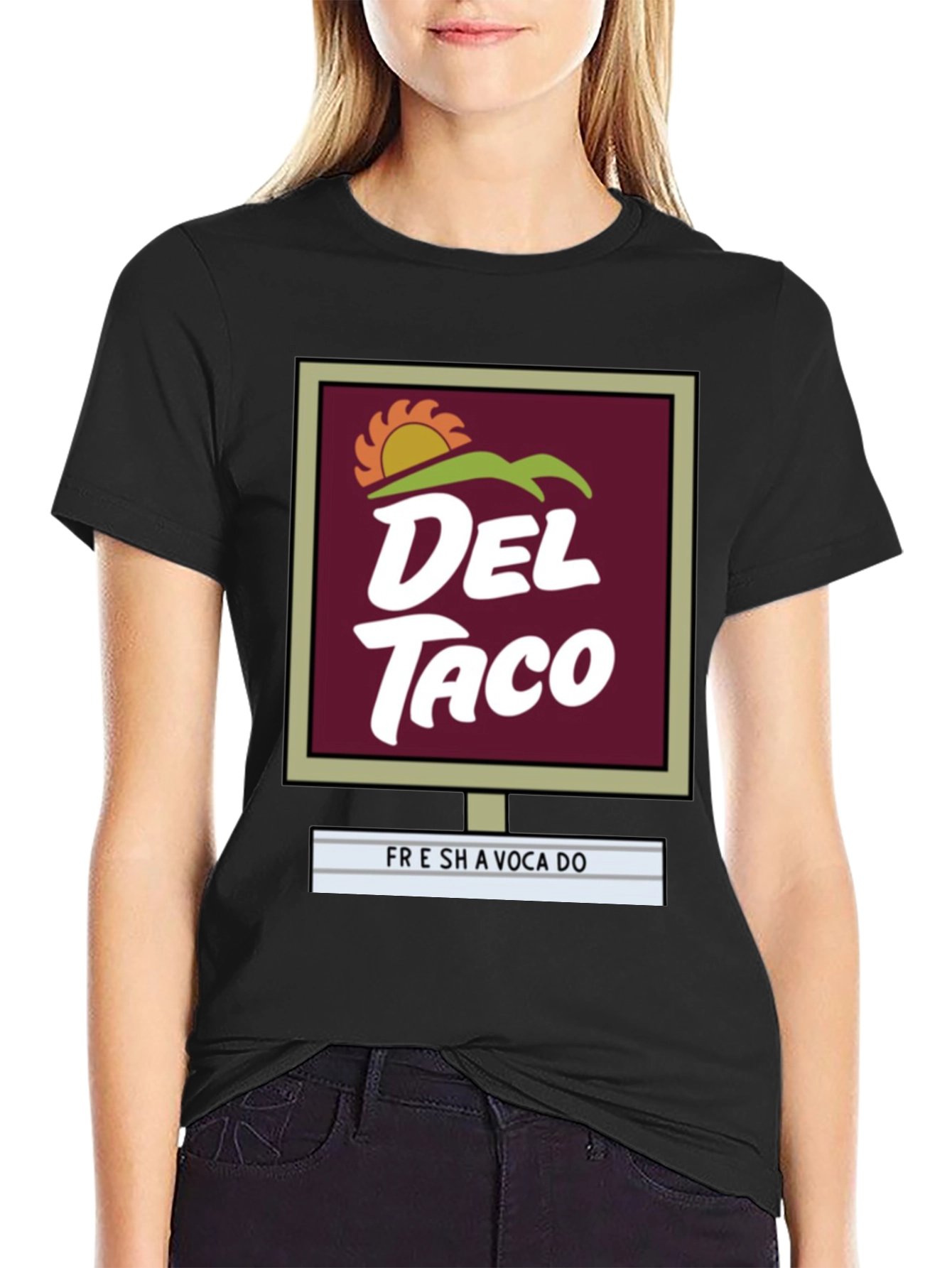 Del Taco Graphic T-Shirt - Fresh Avocado Design