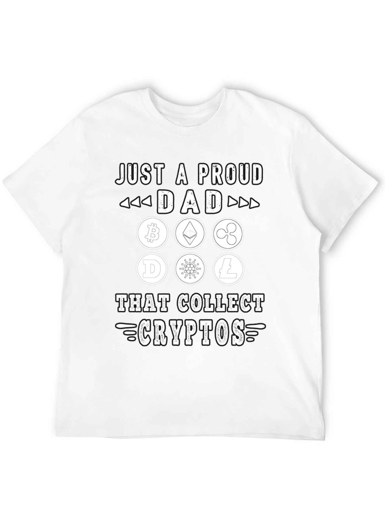 Proud Crypto Dad T-Shirt - Collect Digital Currency