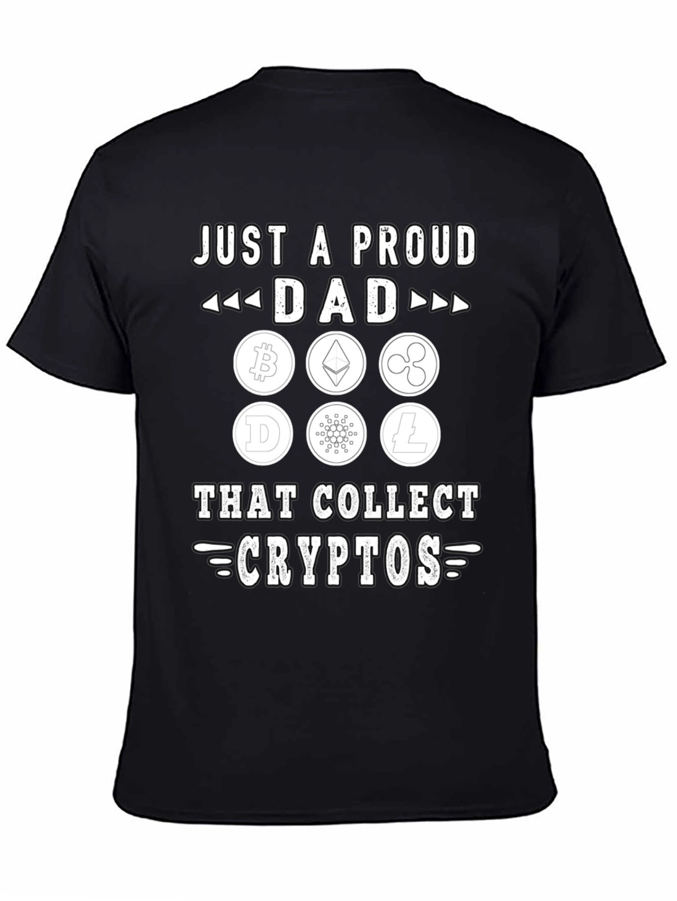 Proud Crypto Dad T-Shirt - Collect Digital Currency