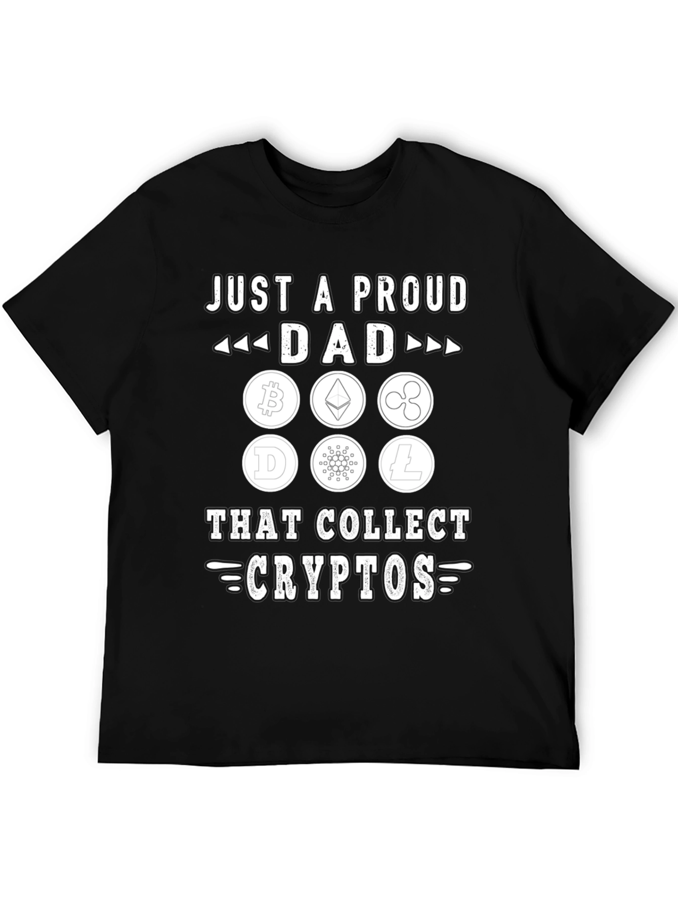 Proud Crypto Dad T-Shirt - Collect Digital Currency
