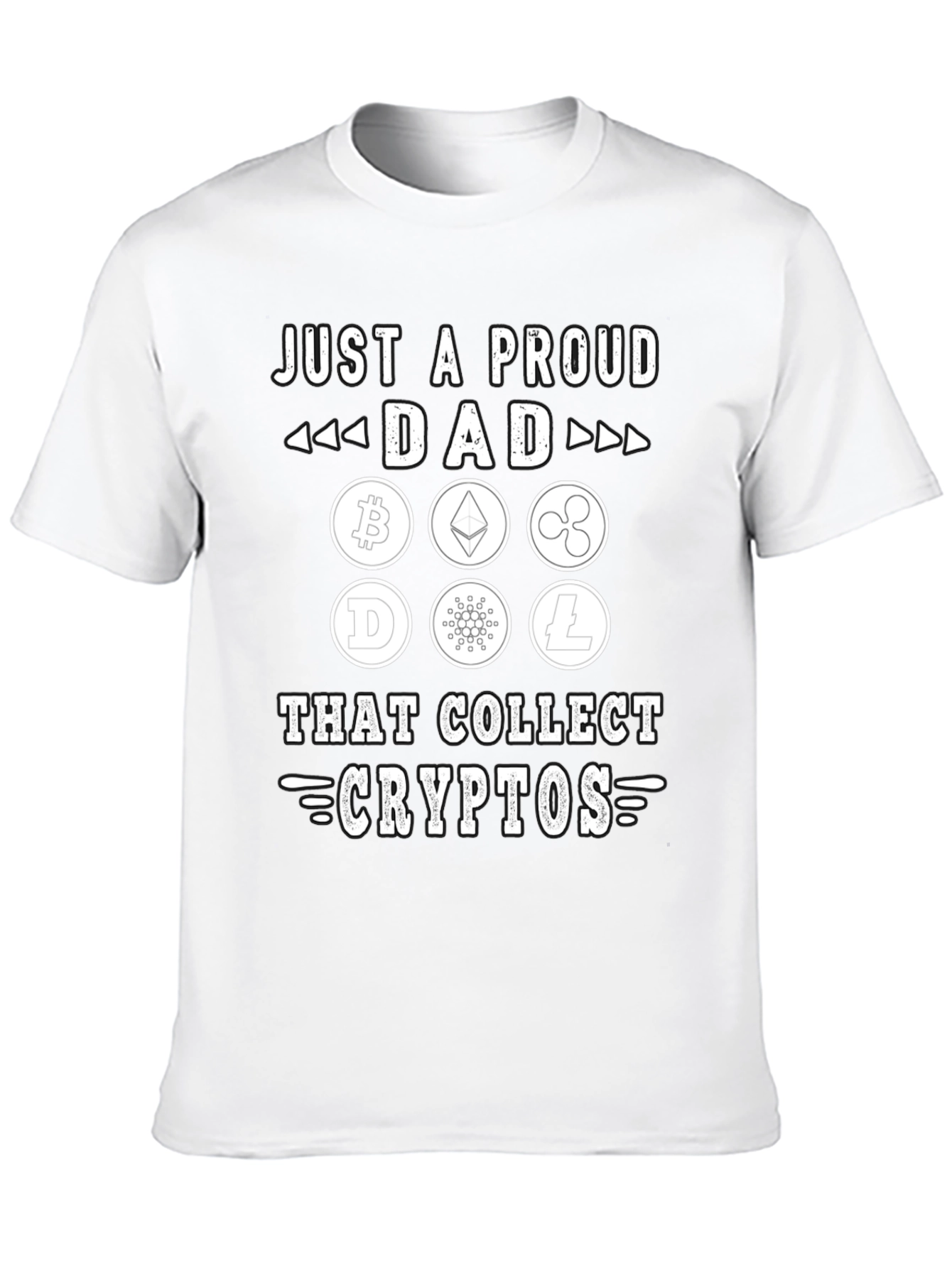 Proud Crypto Dad T-Shirt - Collect Digital Currency