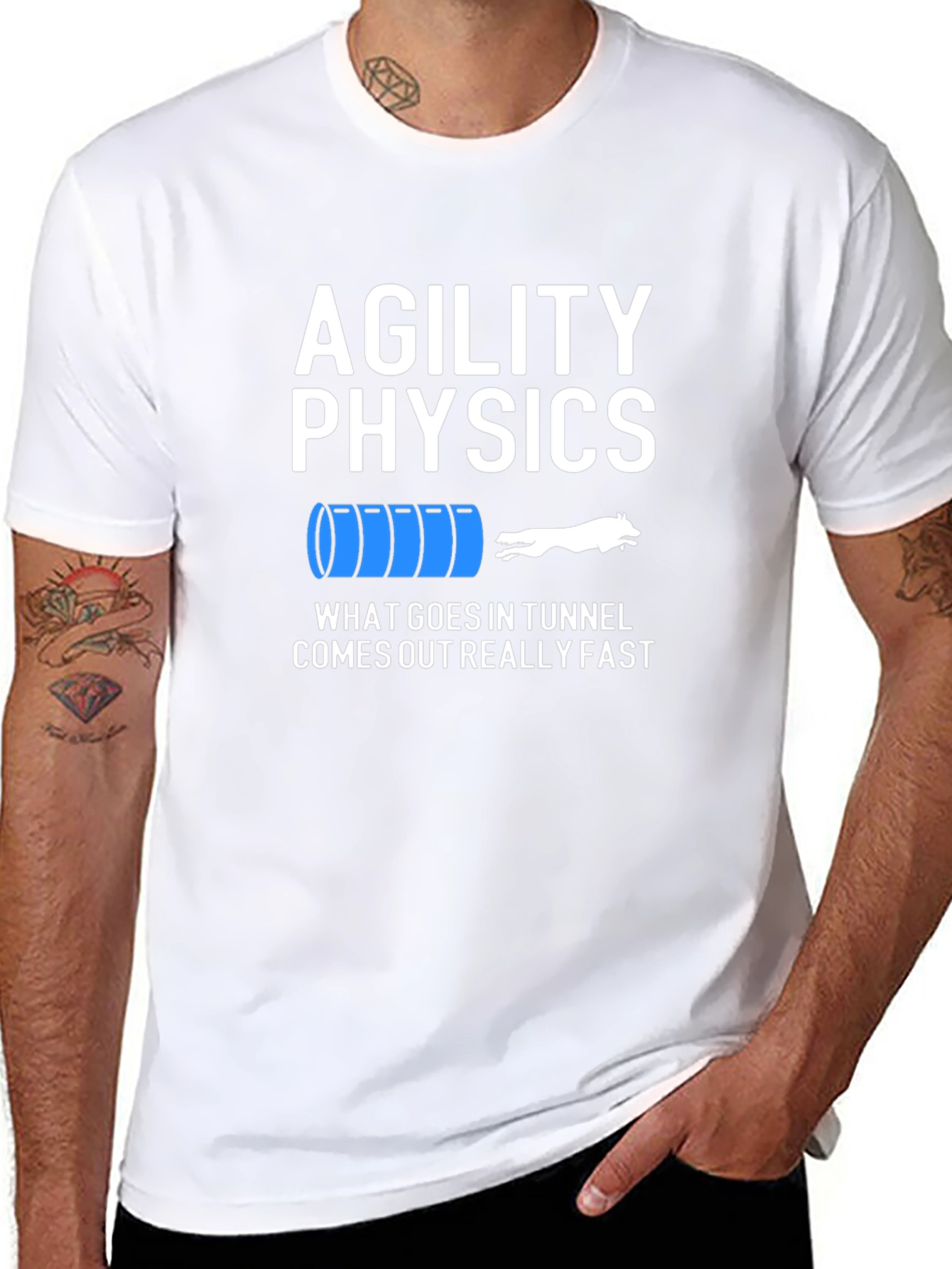 Agility Physics Dog Training T-Shirt