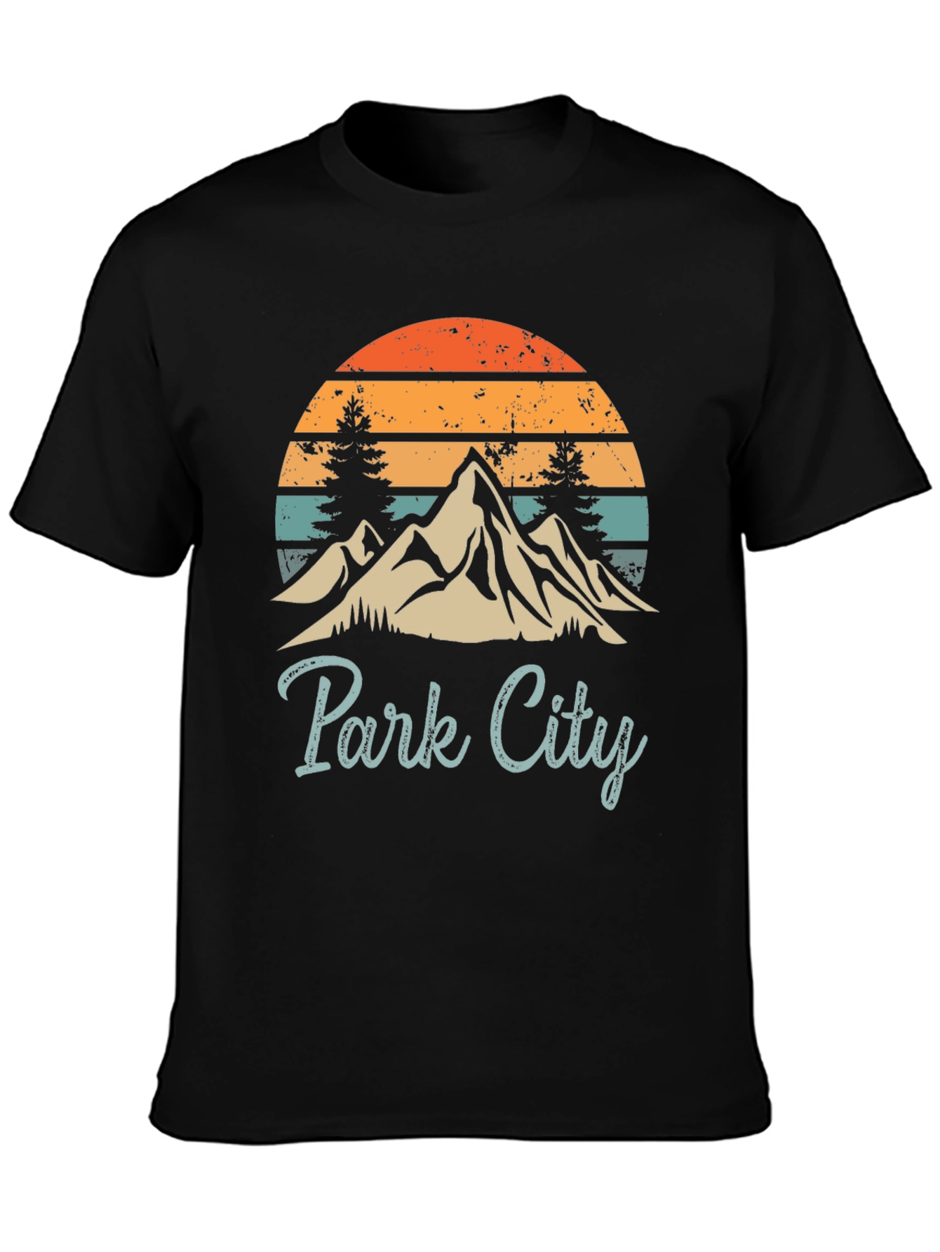 Retro Park City Mountain Graphic Tee