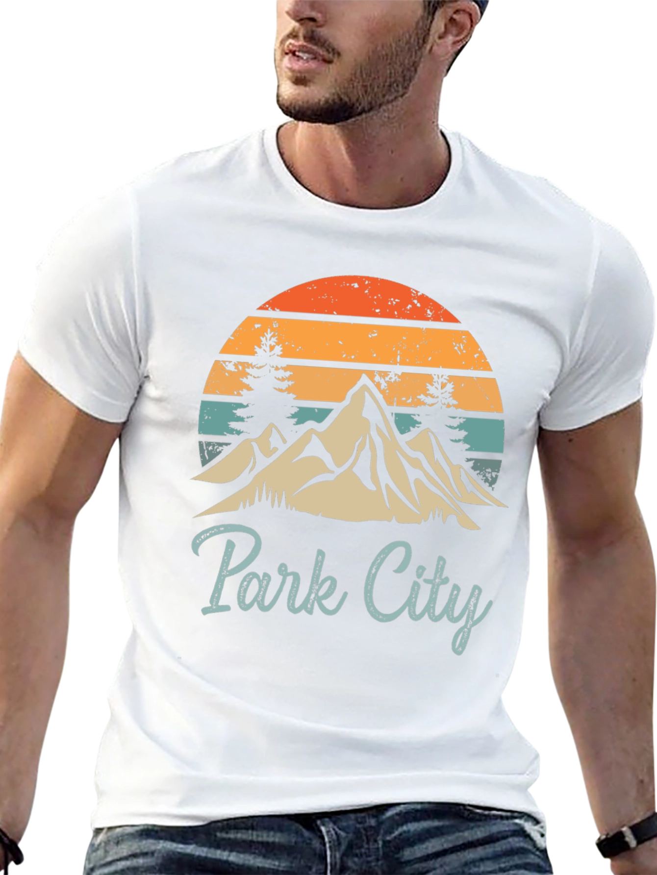 Retro Park City Mountain Graphic Tee