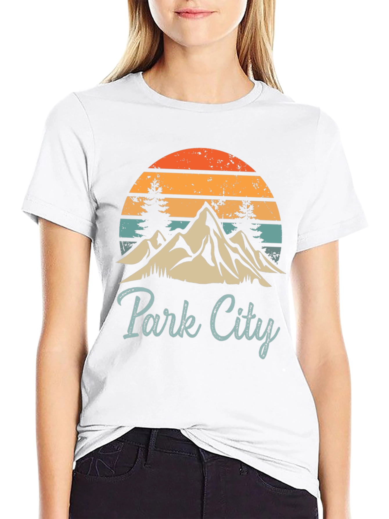 Retro Park City Mountain Graphic Tee