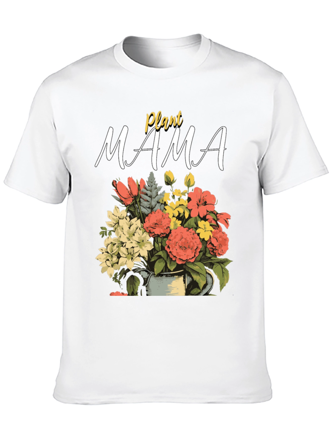 Plant Mama T-Shirt - Floral Gardener Tee