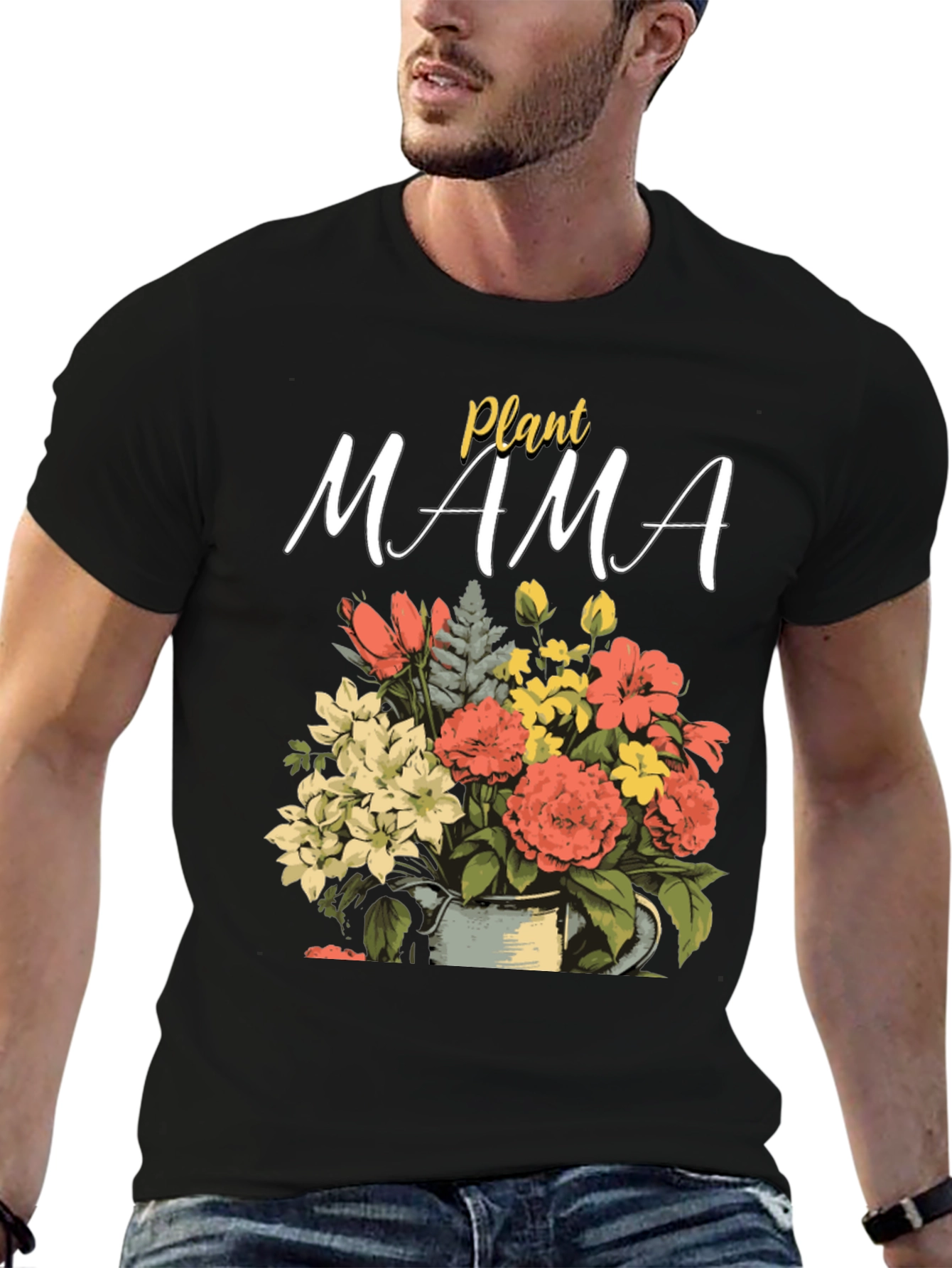 Plant Mama T-Shirt - Floral Gardener Tee