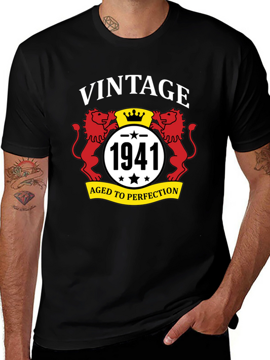 Vintage 1941 Aged to Perfection Graphic T-Shirt
