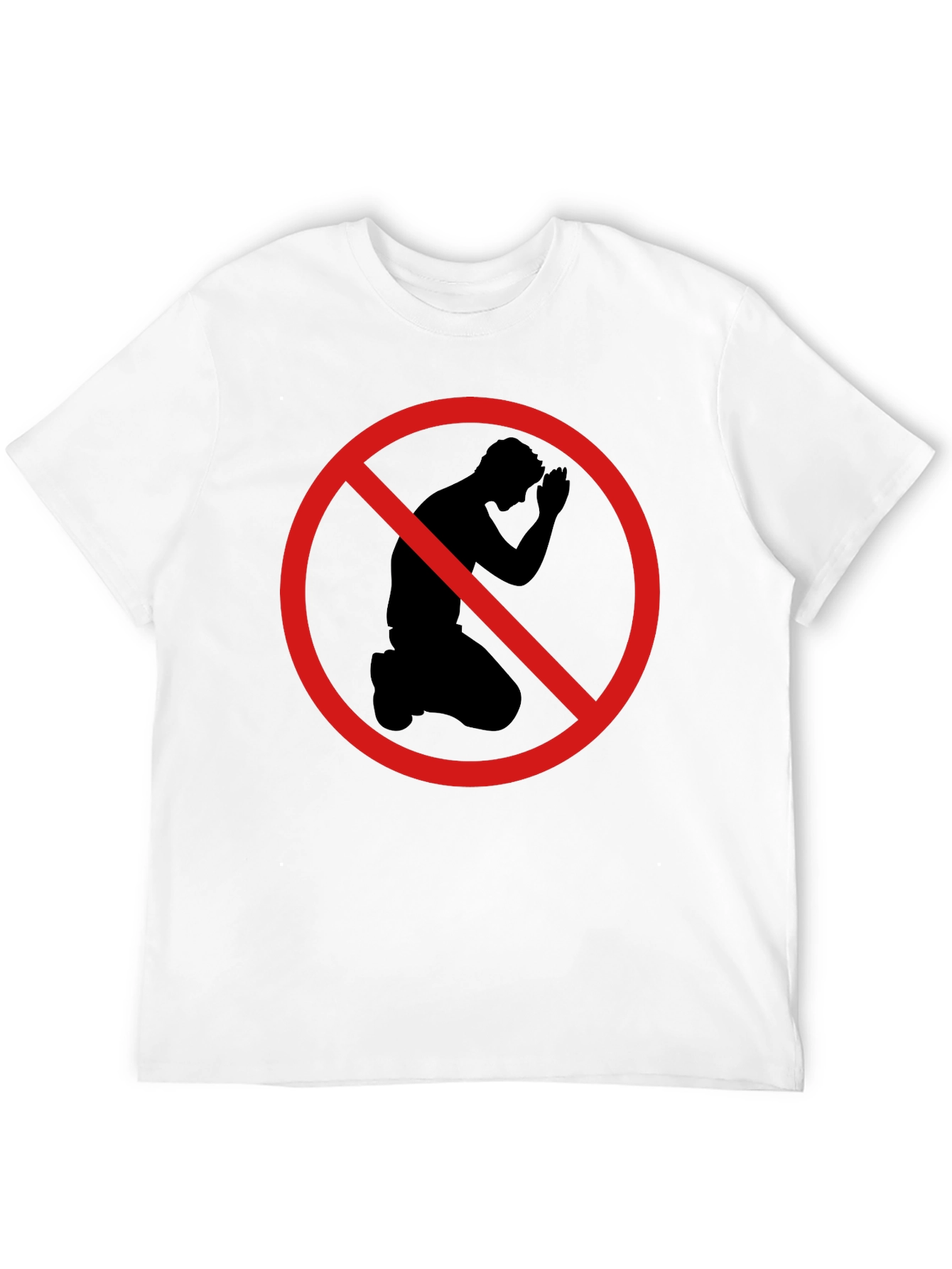 Black T-Shirt: No Kneeling Graphic Tee