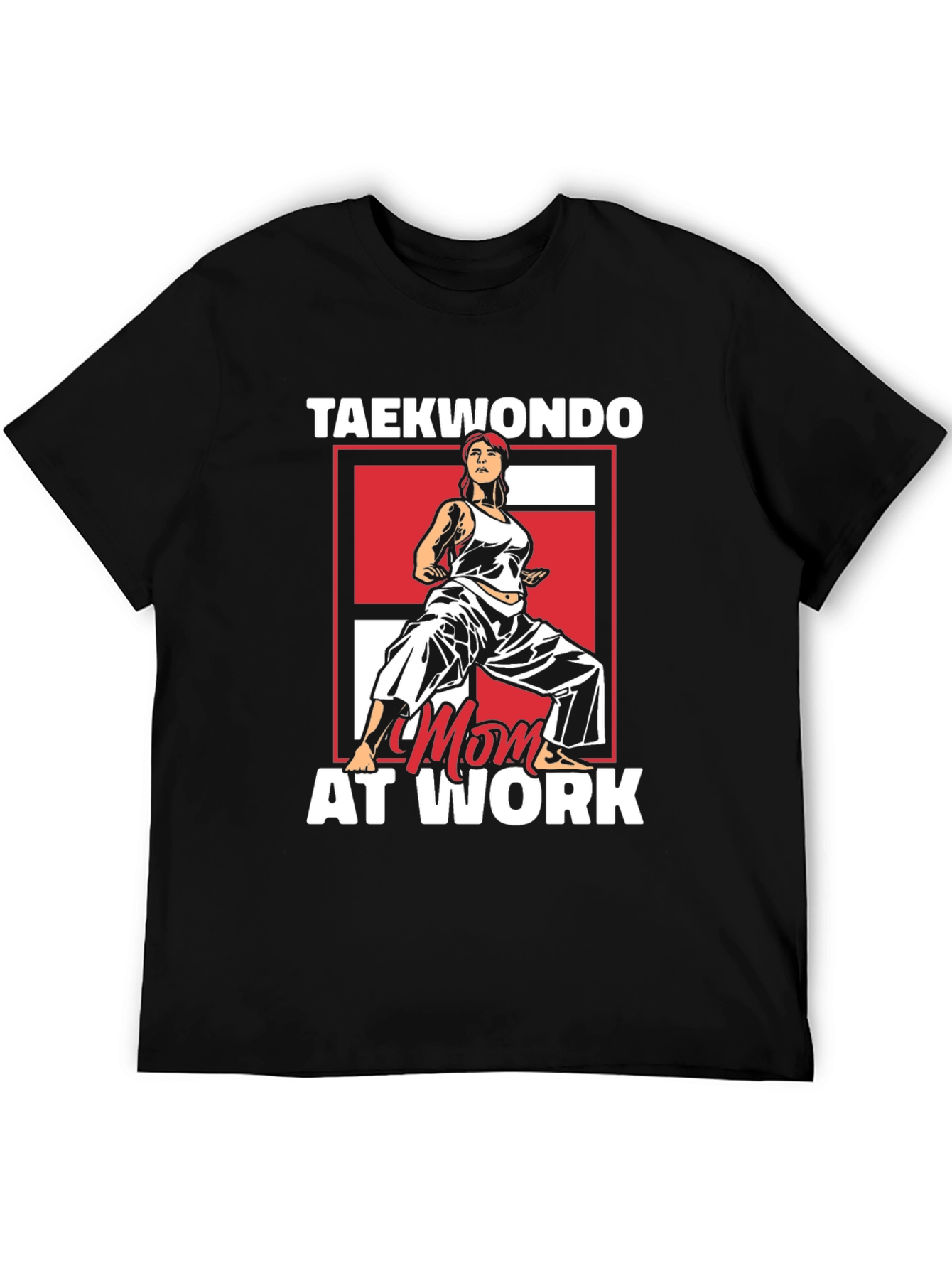 Taekwondo Mom at Work Graphic T-Shirt