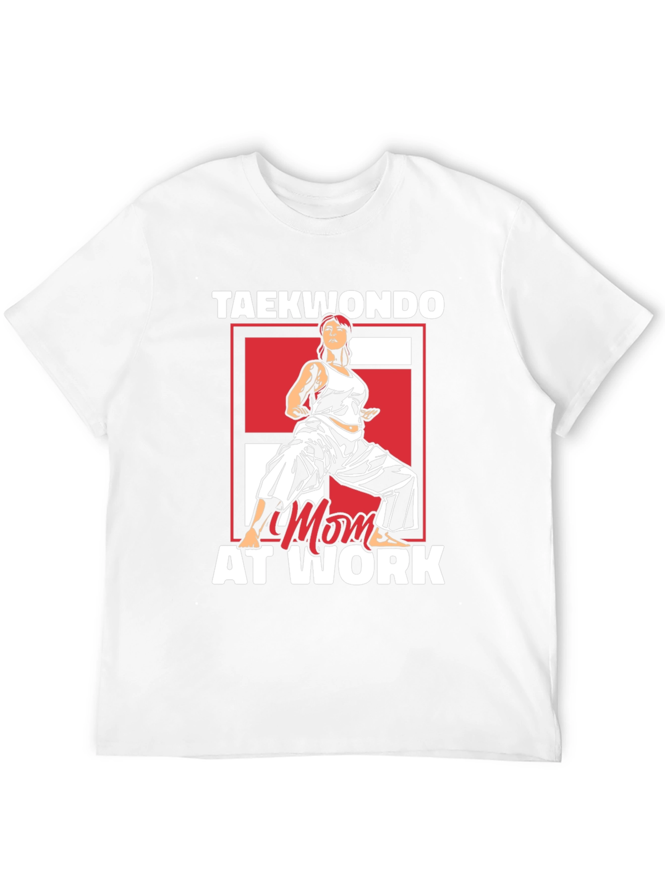 Taekwondo Mom at Work Graphic T-Shirt