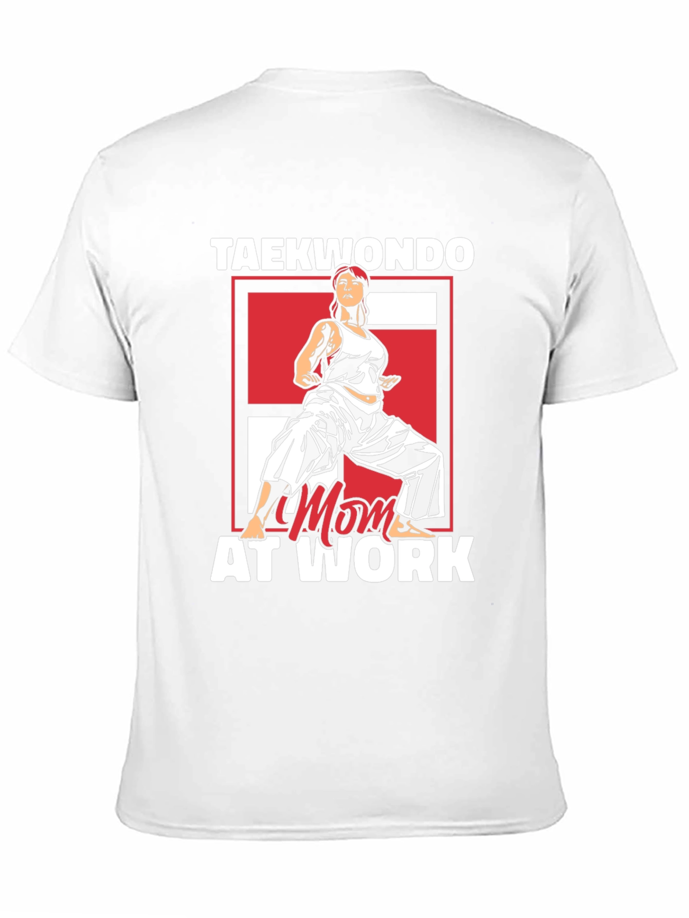 Taekwondo Mom at Work Graphic T-Shirt
