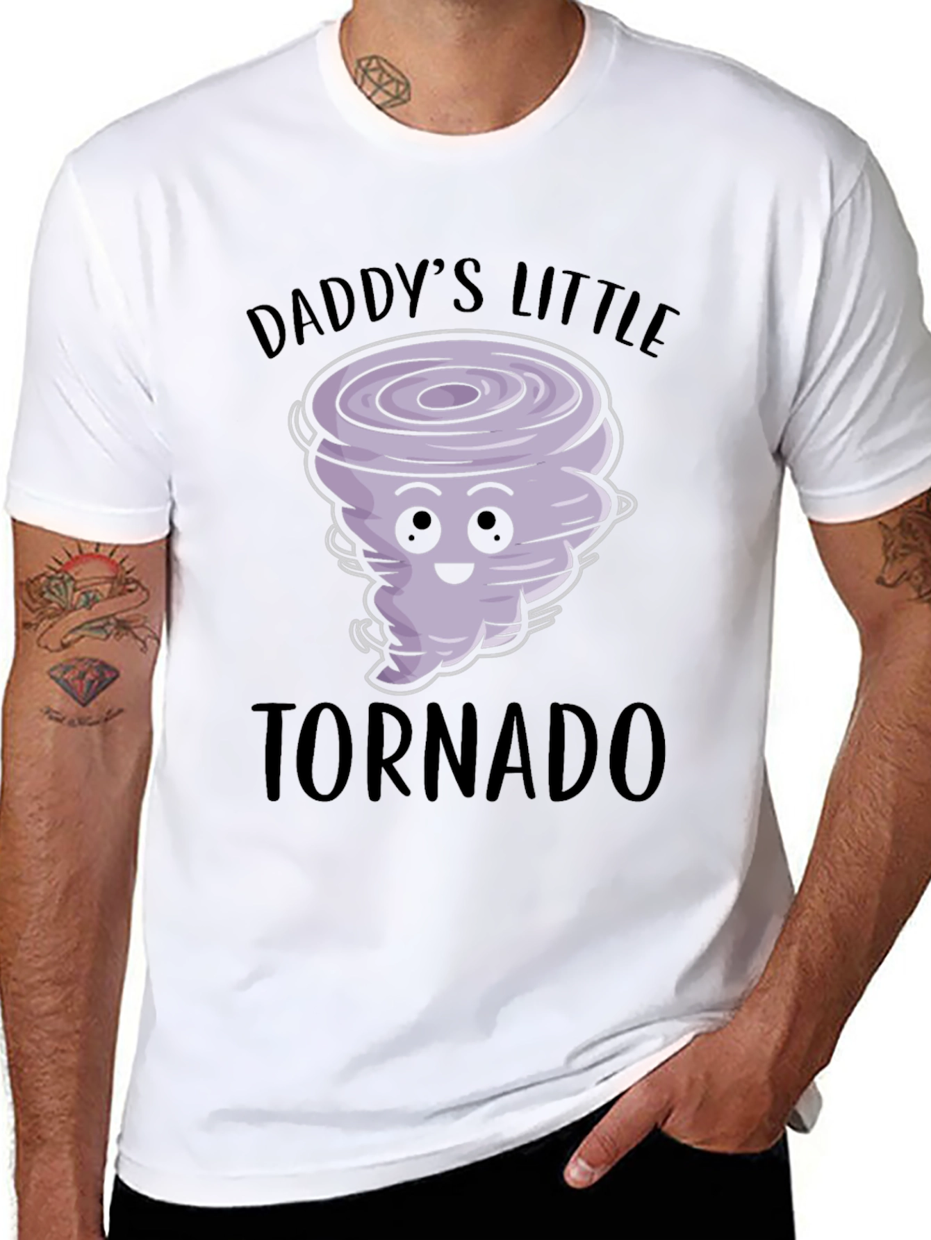 Daddys Little Tornado Graphic T-Shirt