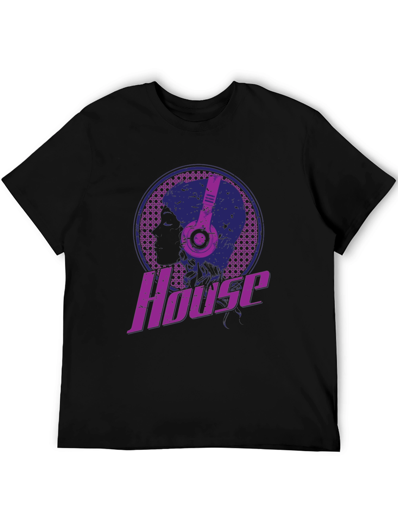 House Music T-Shirt - DJ Headphones Graphic Tee