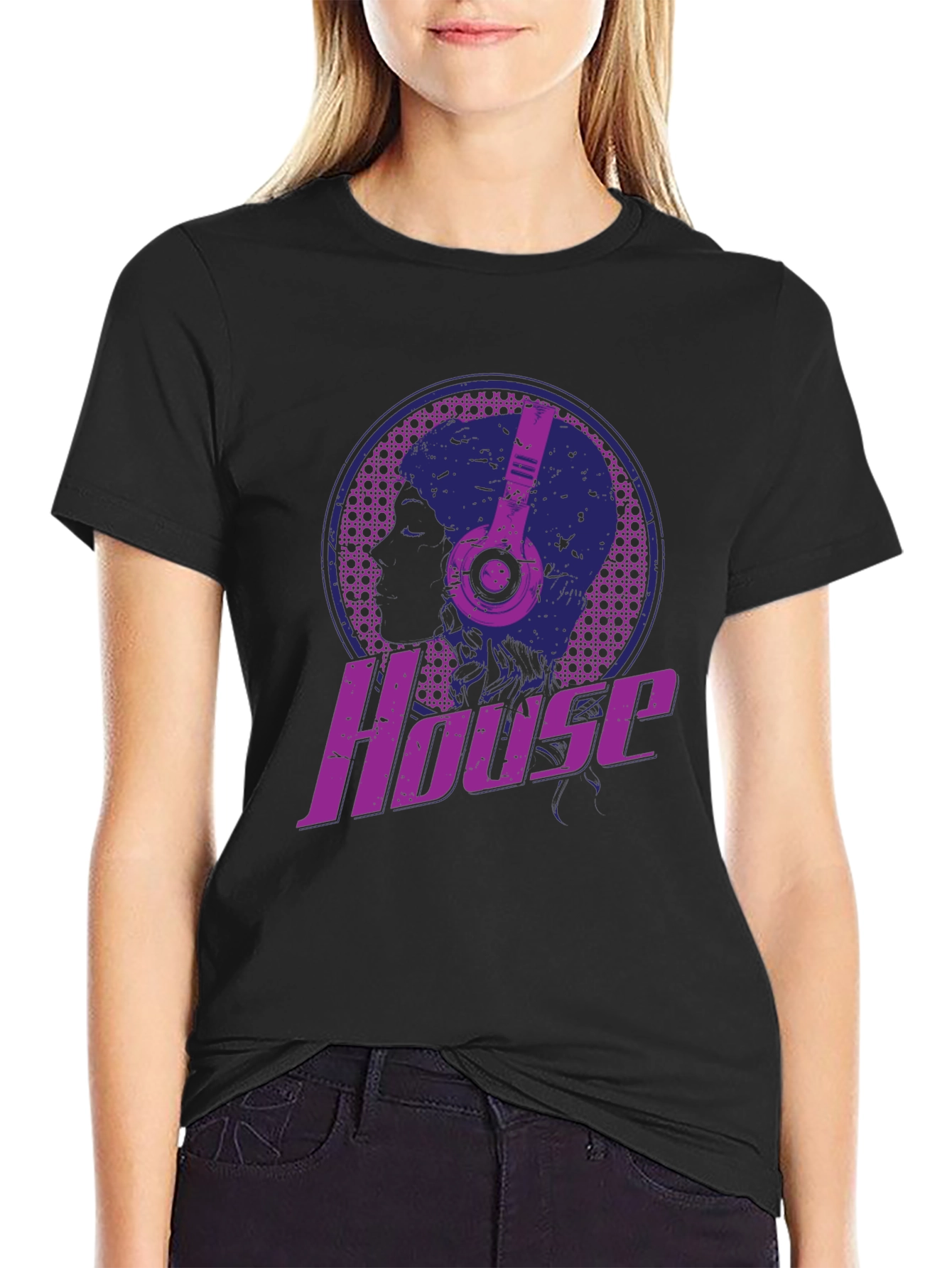House Music T-Shirt - DJ Headphones Graphic Tee