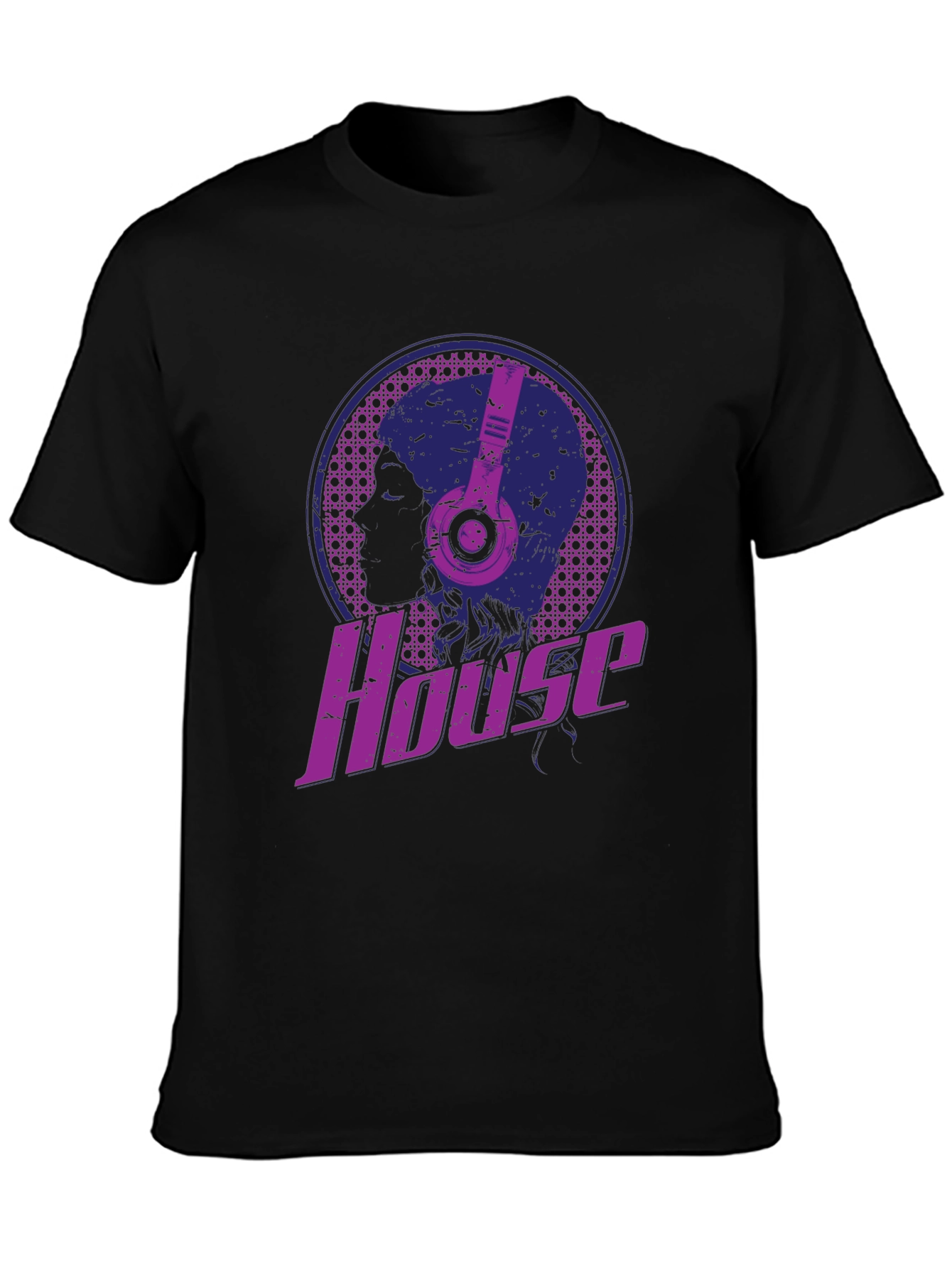 House Music T-Shirt - DJ Headphones Graphic Tee