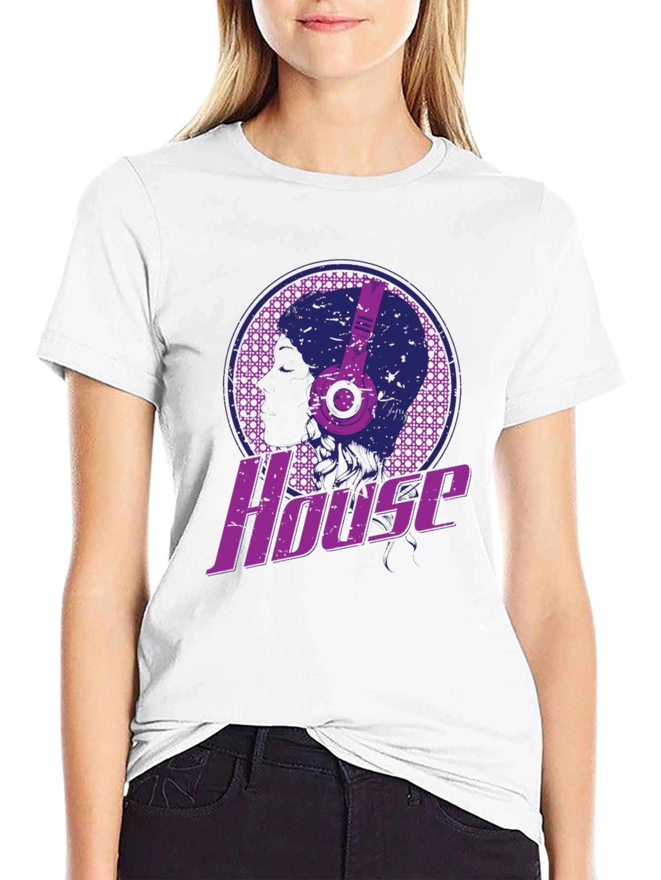 House Music T-Shirt - DJ Headphones Graphic Tee