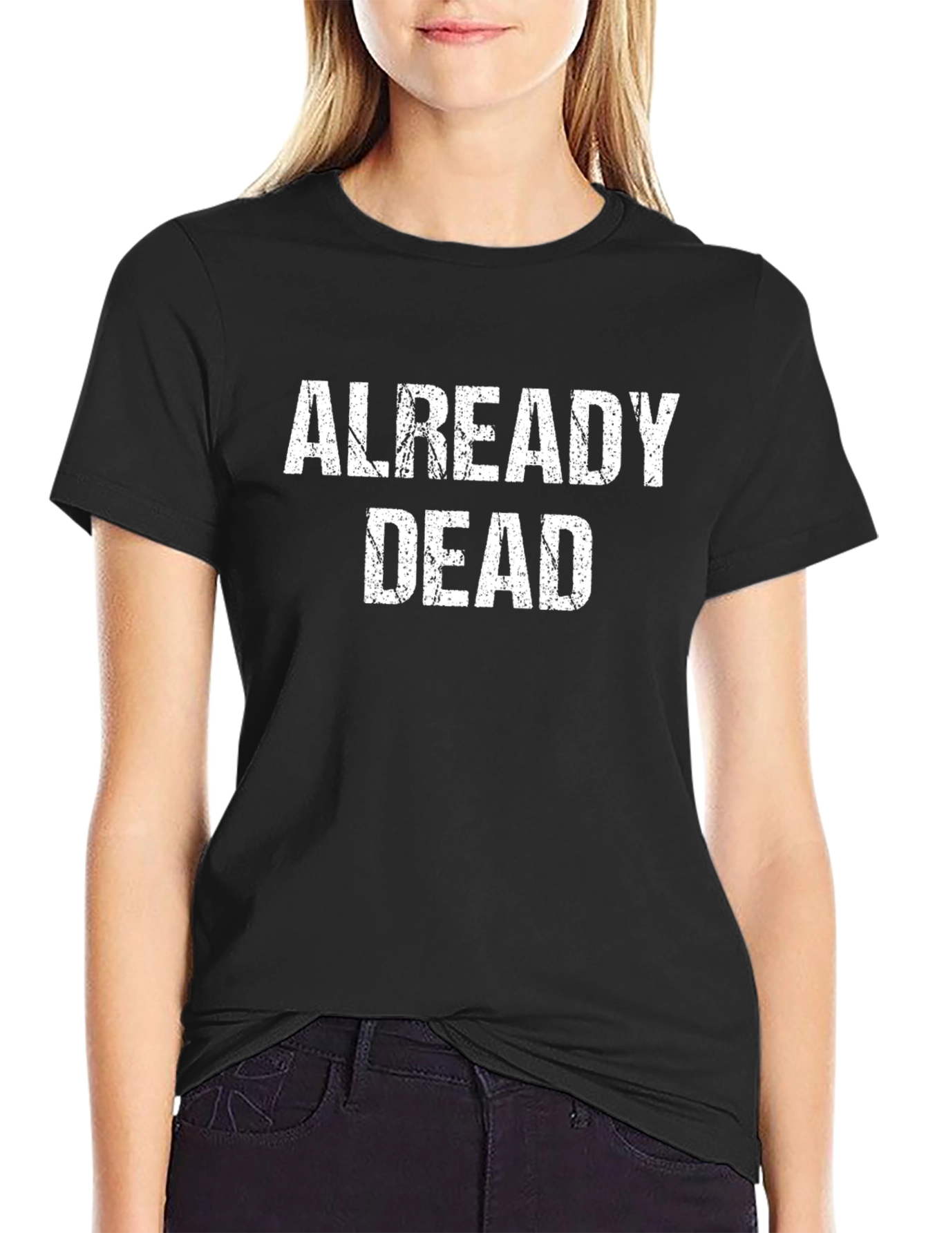 Already Dead Graphic T-Shirt - Black Cotton Tee
