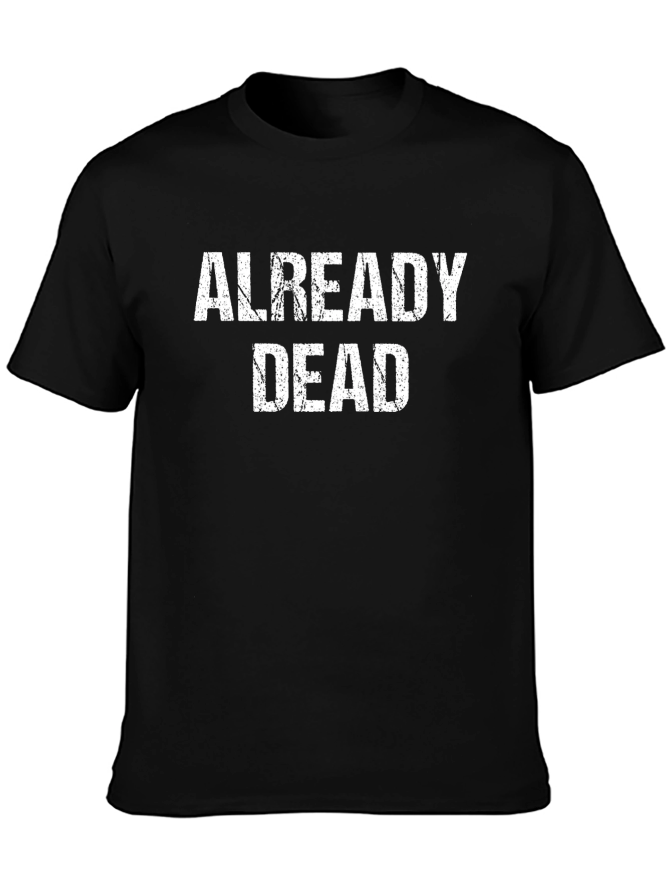 Already Dead Graphic T-Shirt - Black Cotton Tee