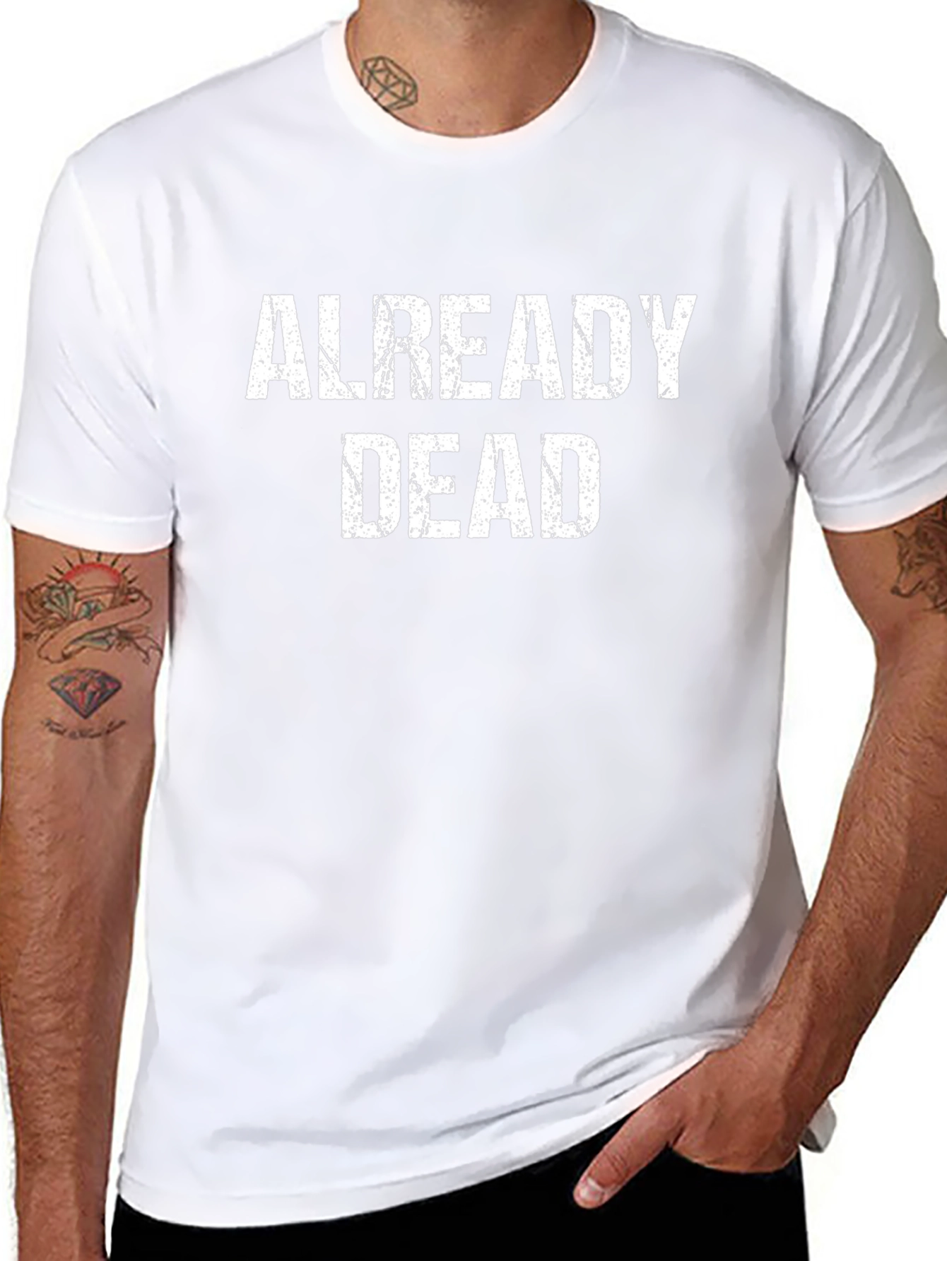 Already Dead Graphic T-Shirt - Black Cotton Tee