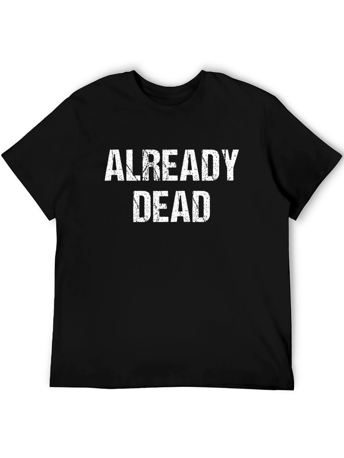 Already Dead Graphic T-Shirt - Black Cotton Tee
