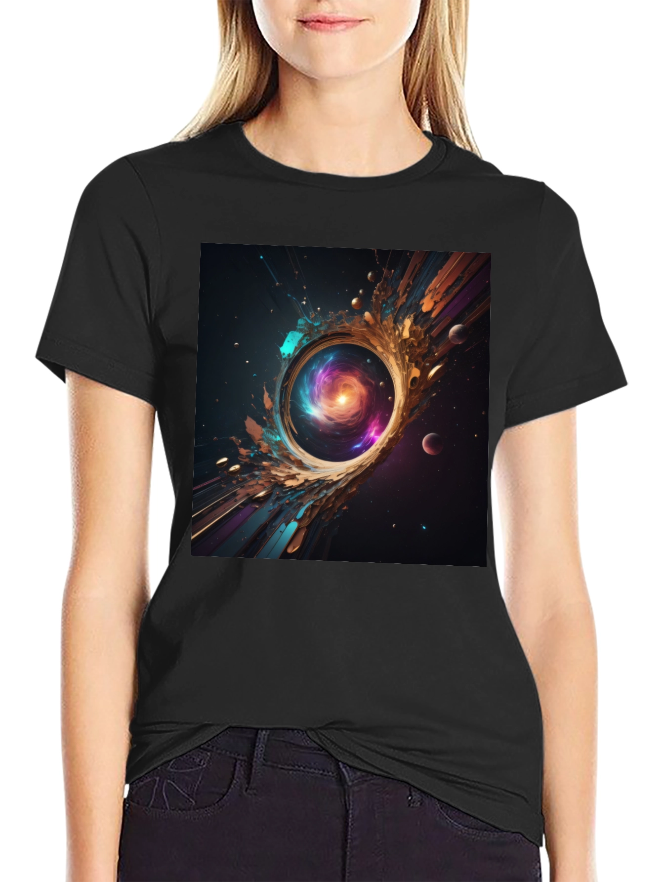 Cosmic Galaxy Portal T-Shirt