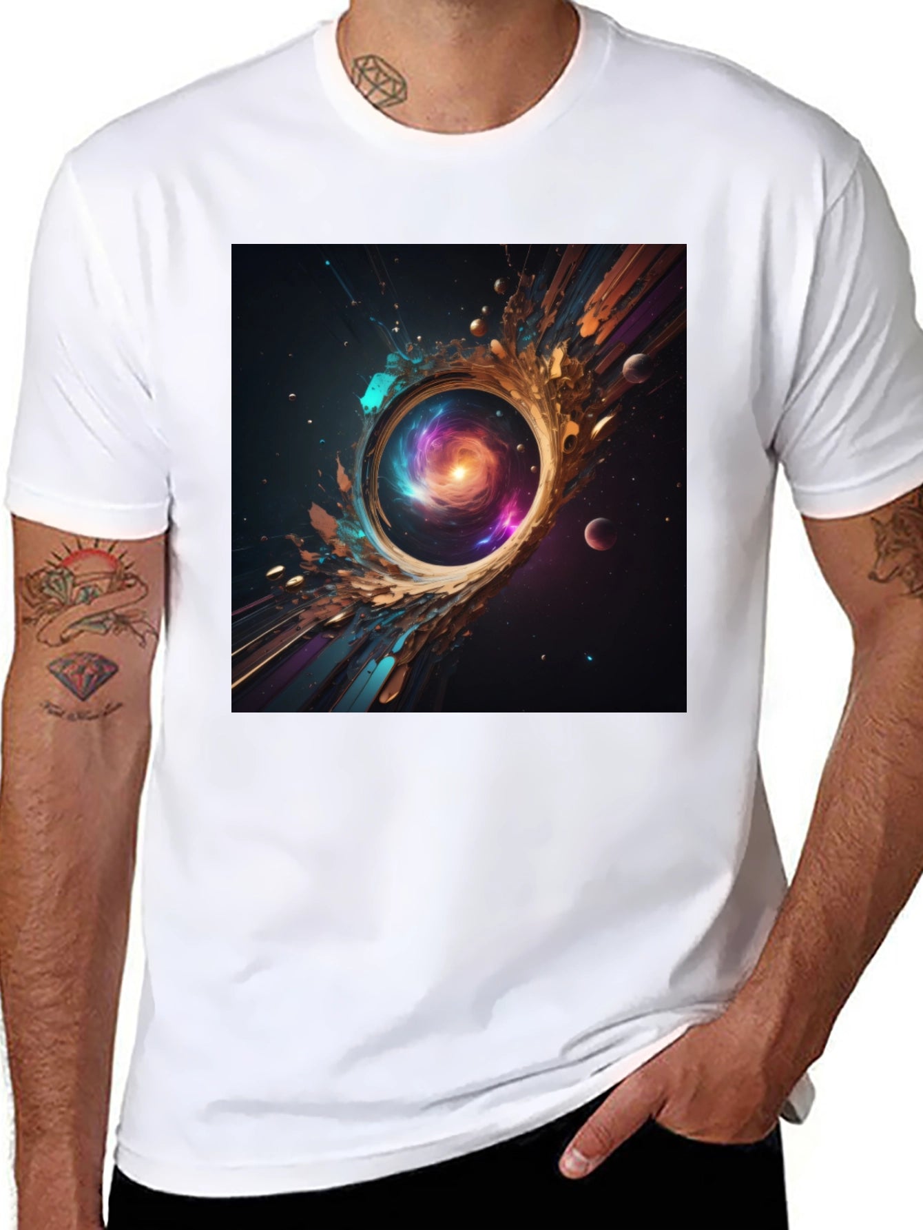 Cosmic Galaxy Portal T-Shirt