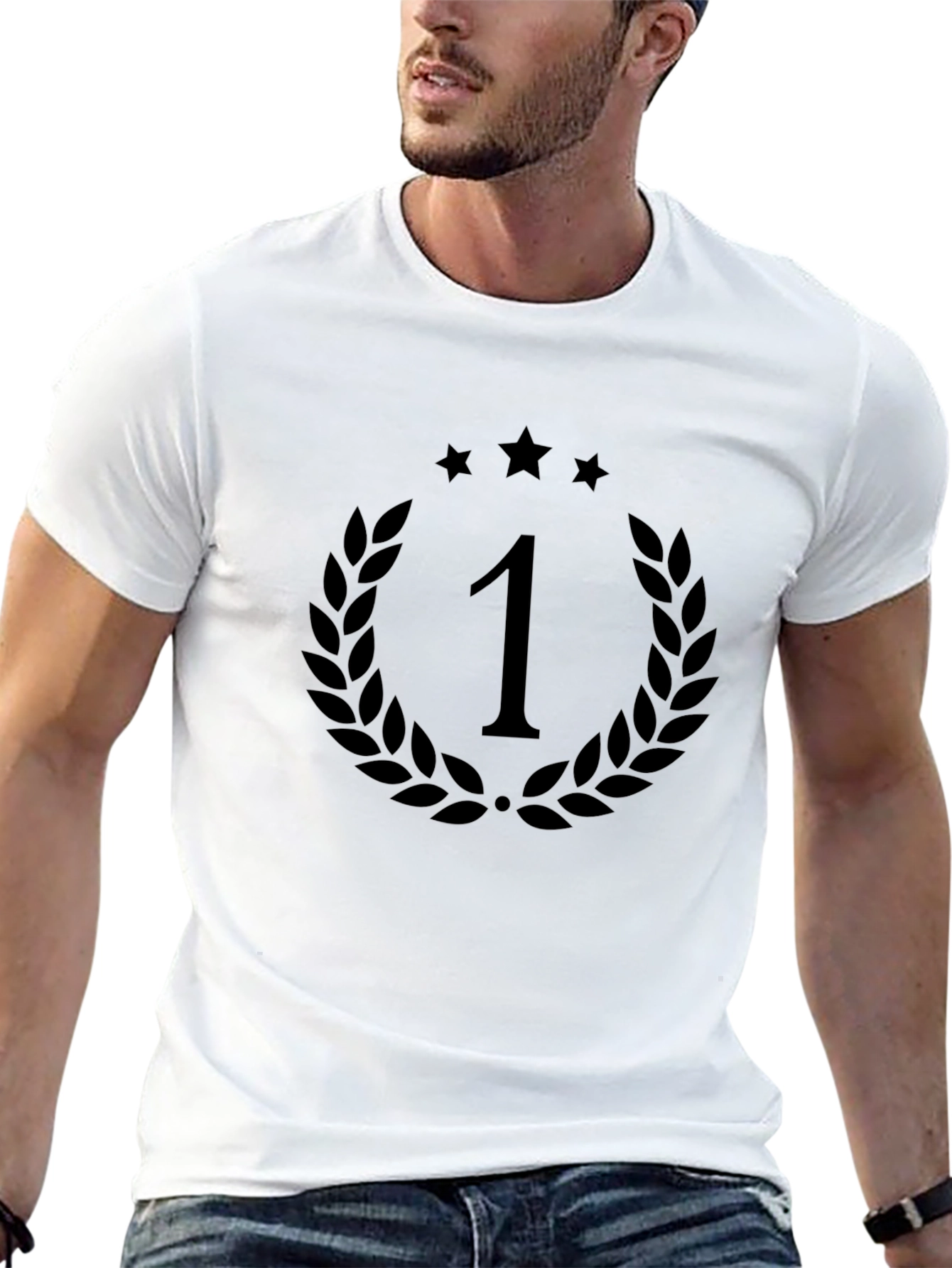 Champion No. 1 Black T-Shirt