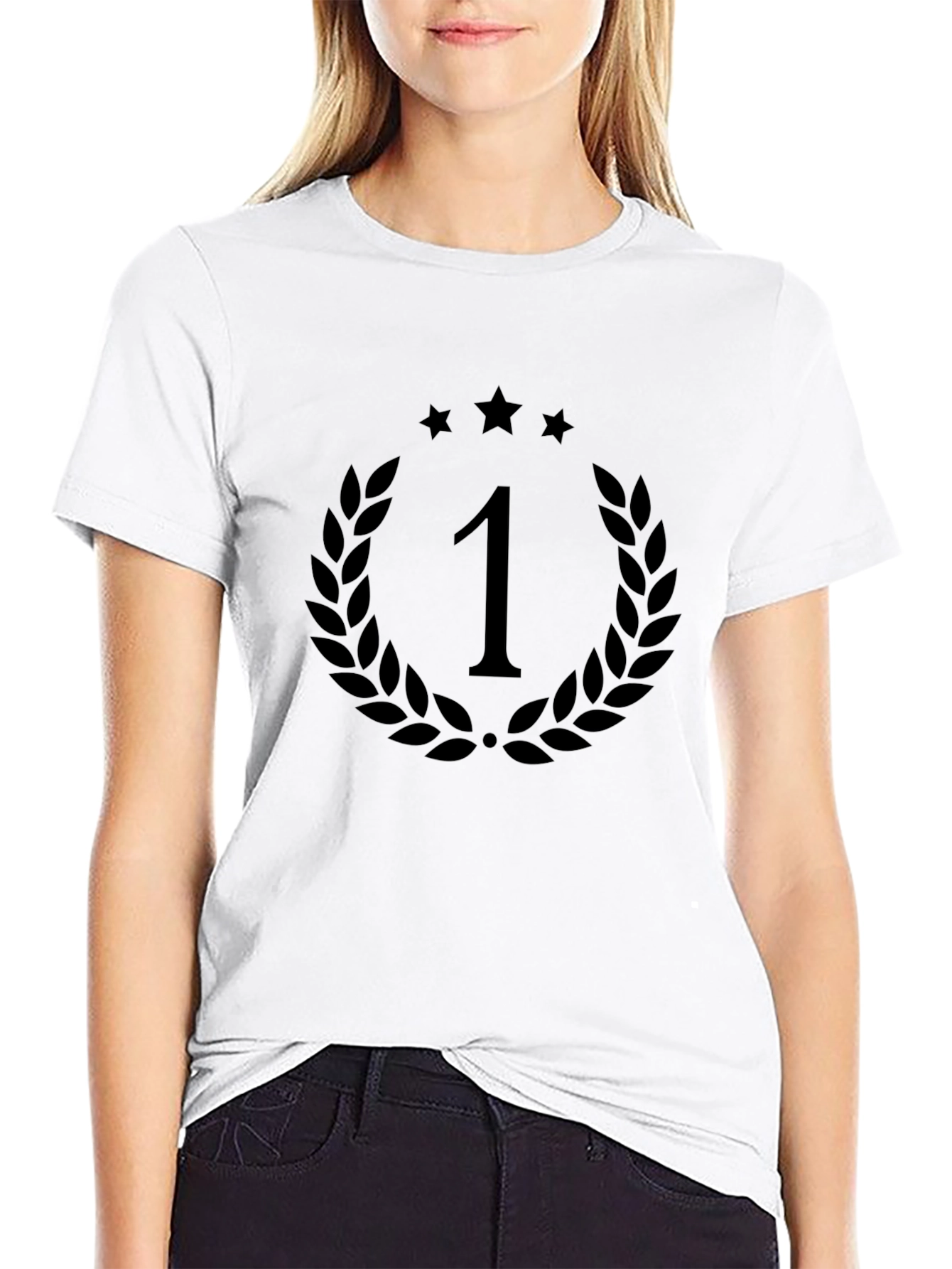 Champion No. 1 Black T-Shirt