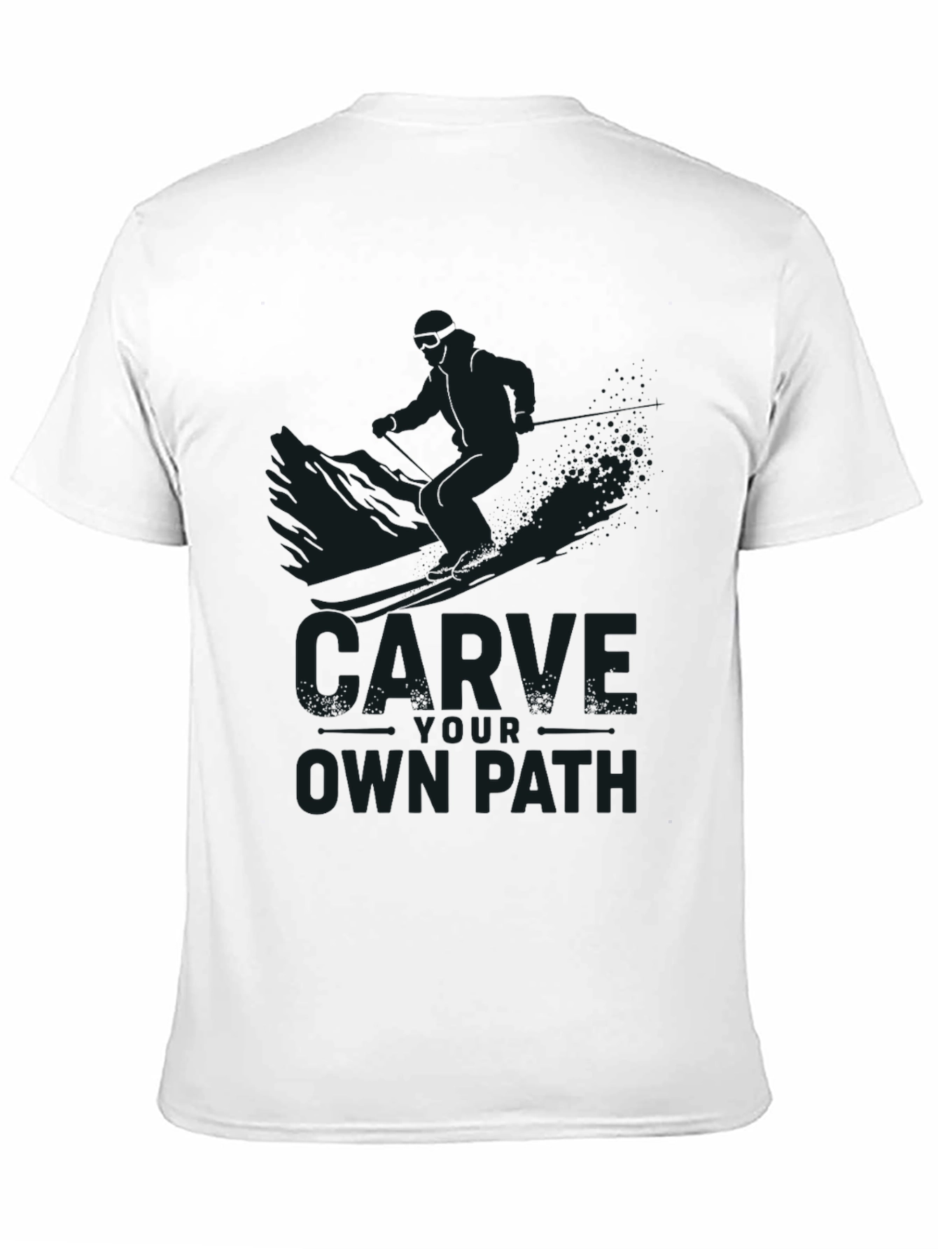 Carve Your Own Path Black T-Shirt