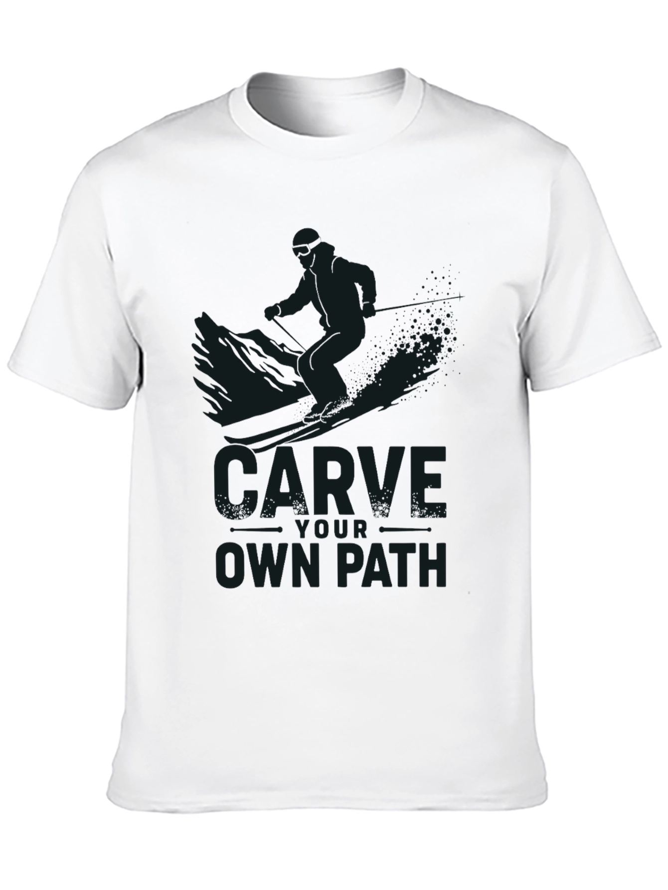 Carve Your Own Path Black T-Shirt