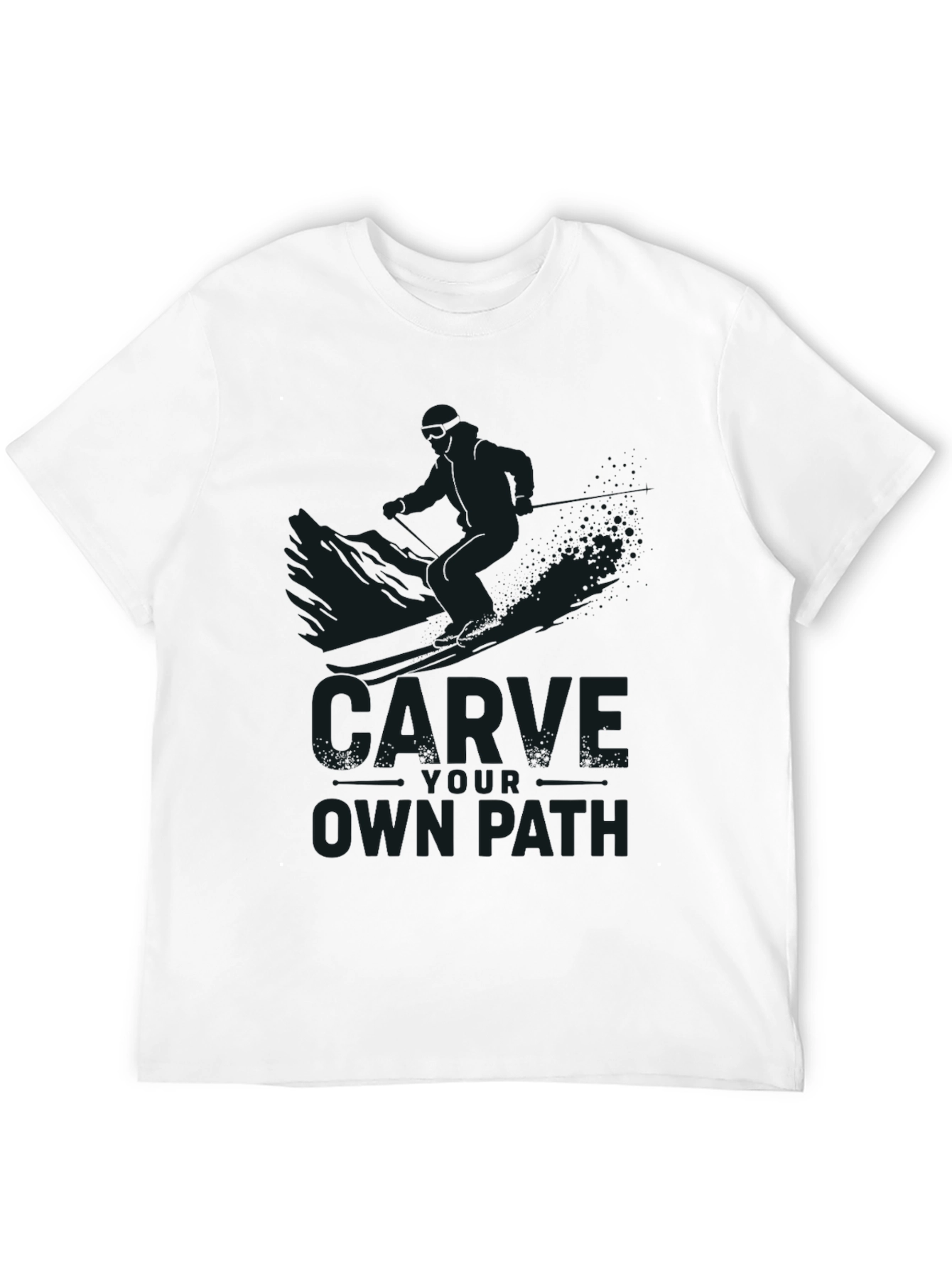 Carve Your Own Path Black T-Shirt