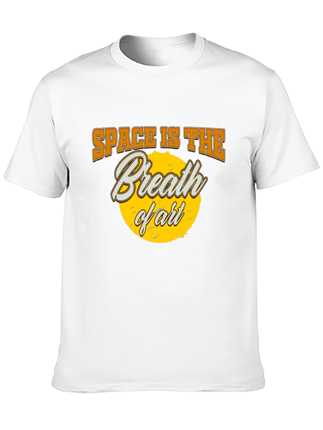 Space is The Breath of Art Black T-Shirt
