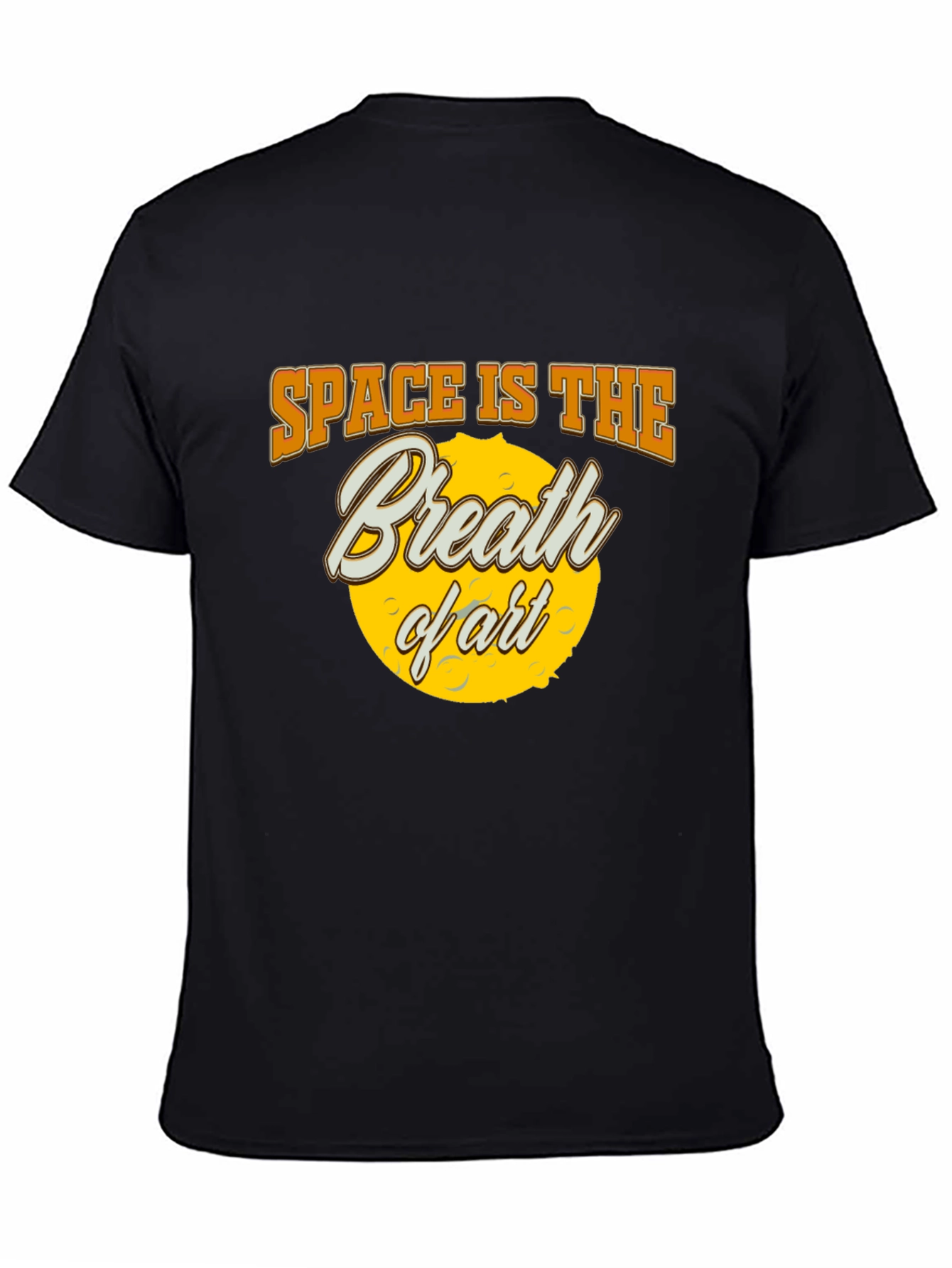Space is The Breath of Art Black T-Shirt