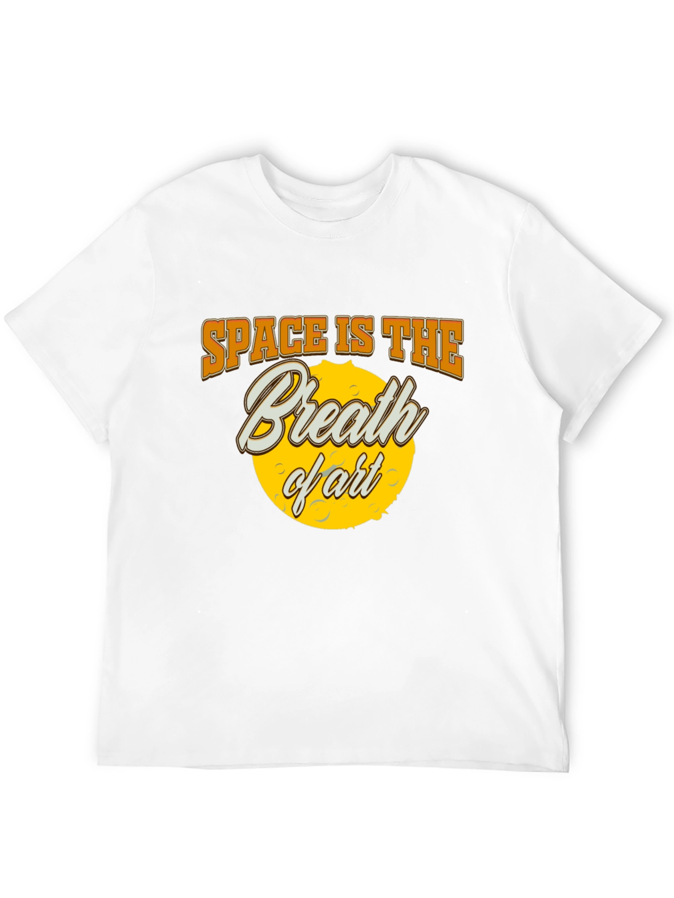 Space is The Breath of Art Black T-Shirt