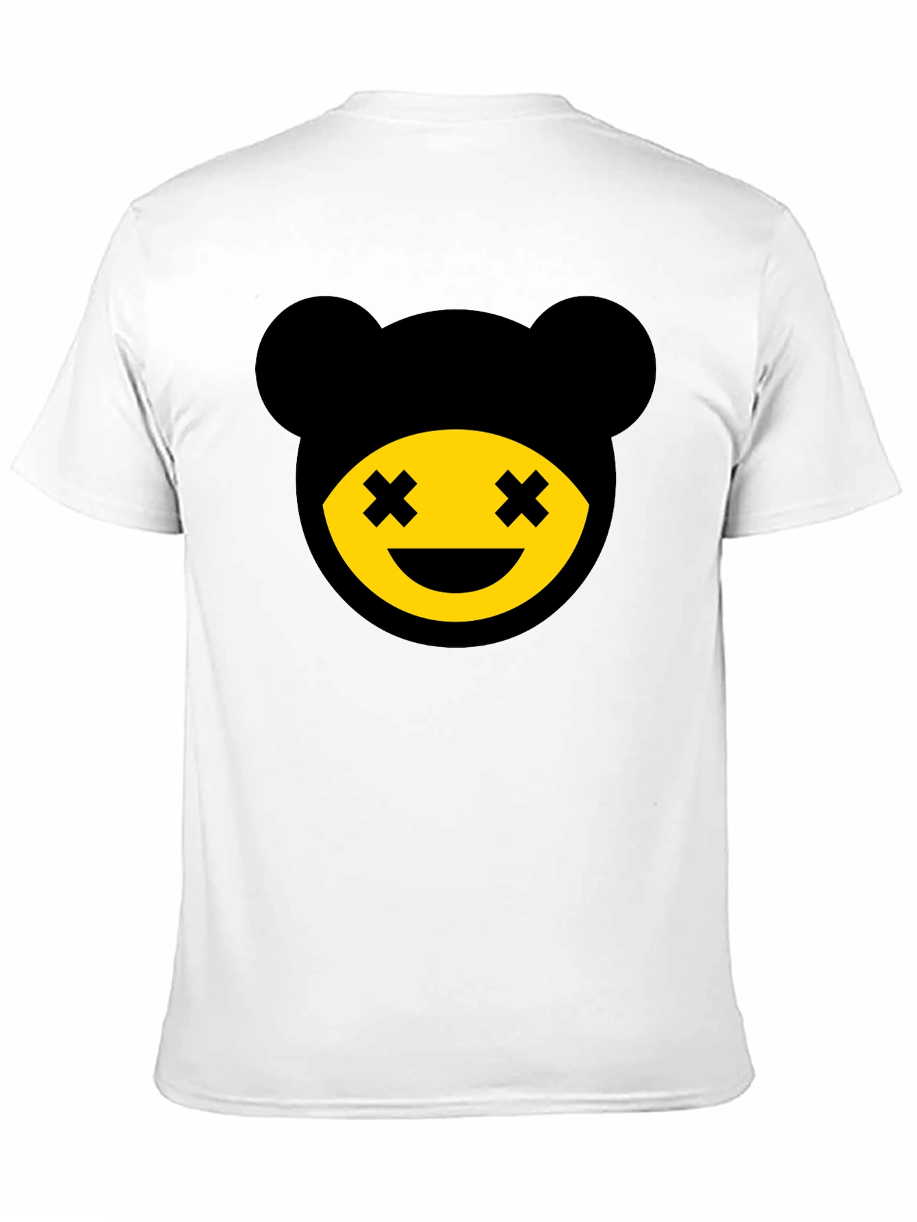 Graphic Bear Tee - Mens Black Crew Neck T-Shirt