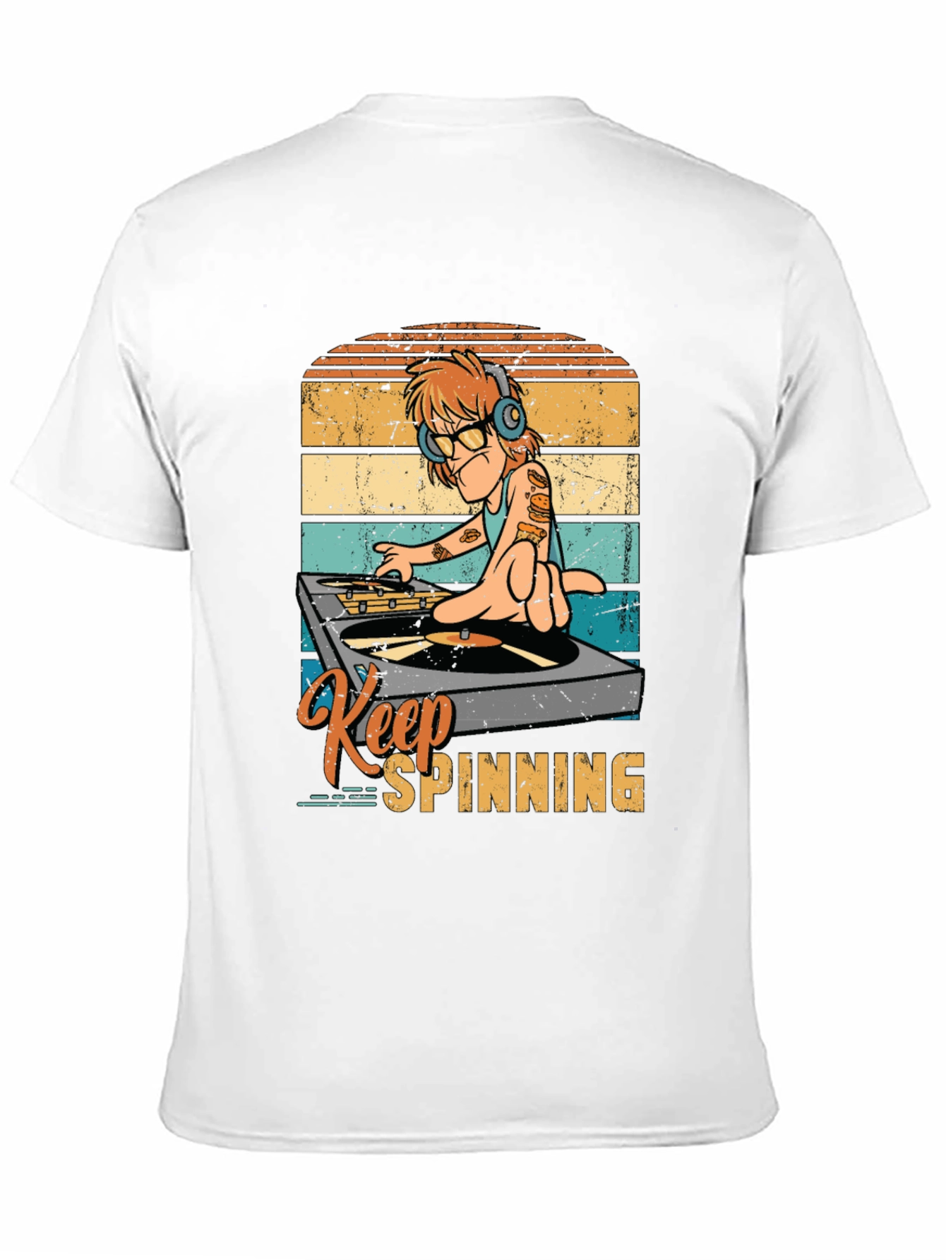Keep Spinning DJ Graphic Tee