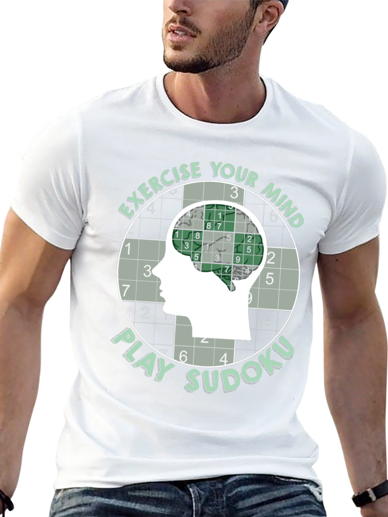 Exercise Your Mind Play Sudoku T-Shirt
