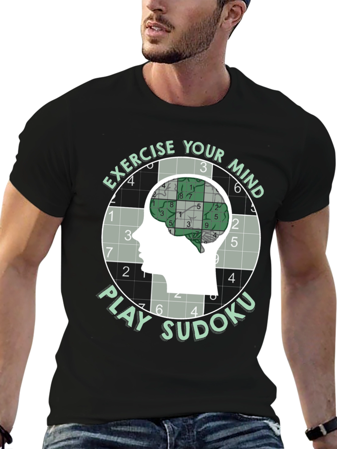 Exercise Your Mind Play Sudoku T-Shirt