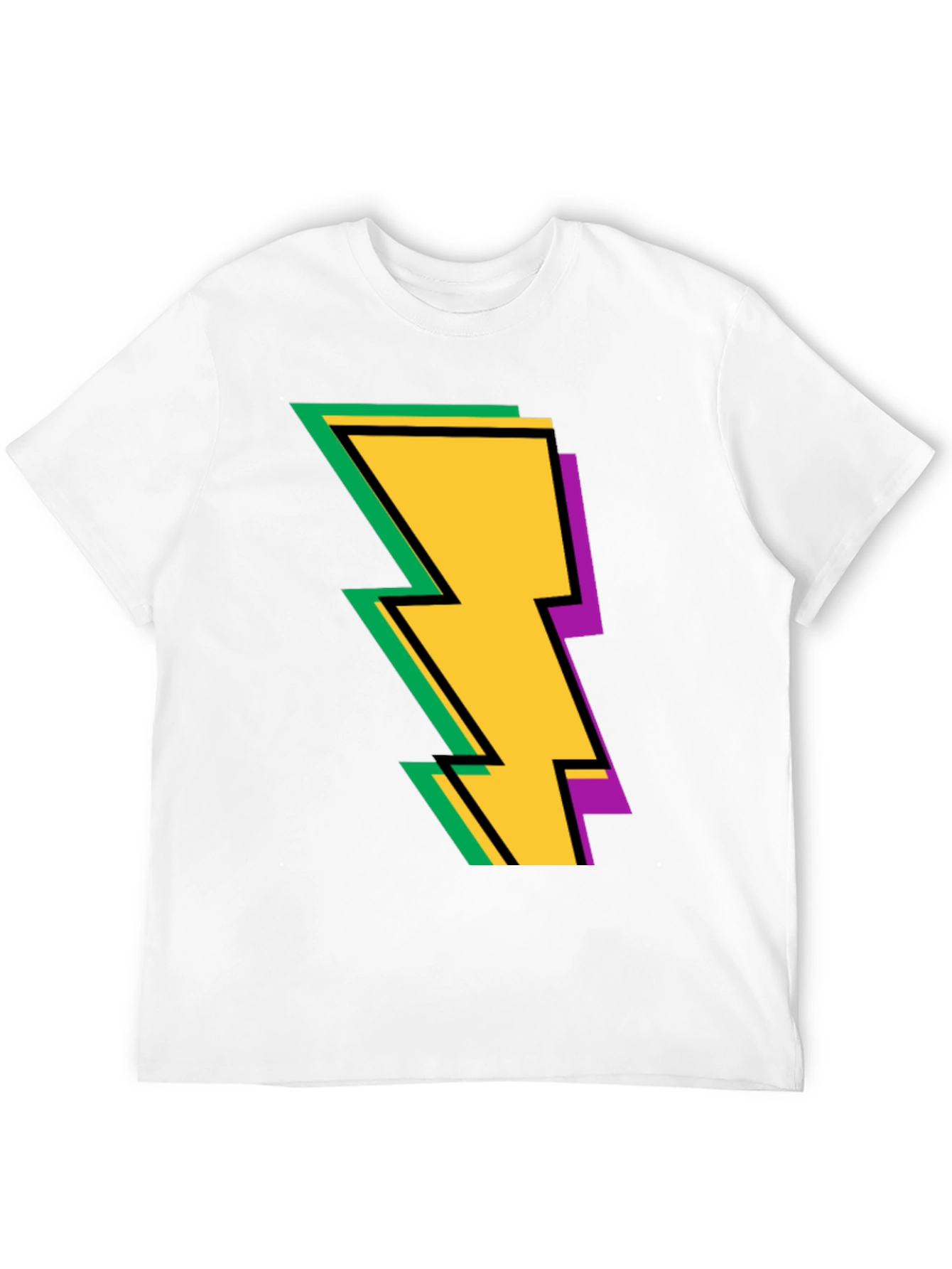 Lightning Bolt Graphic Tee - Bold and Stylish