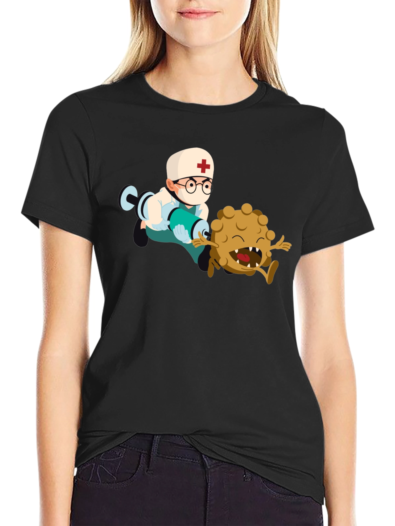 Doctor vs. Virus Graphic Tee