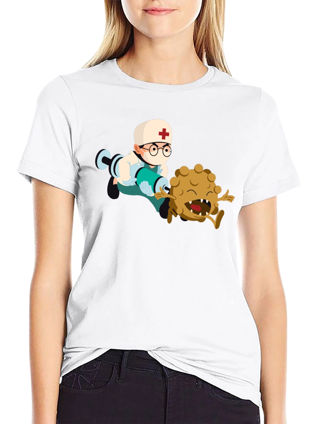 Doctor vs. Virus Graphic Tee