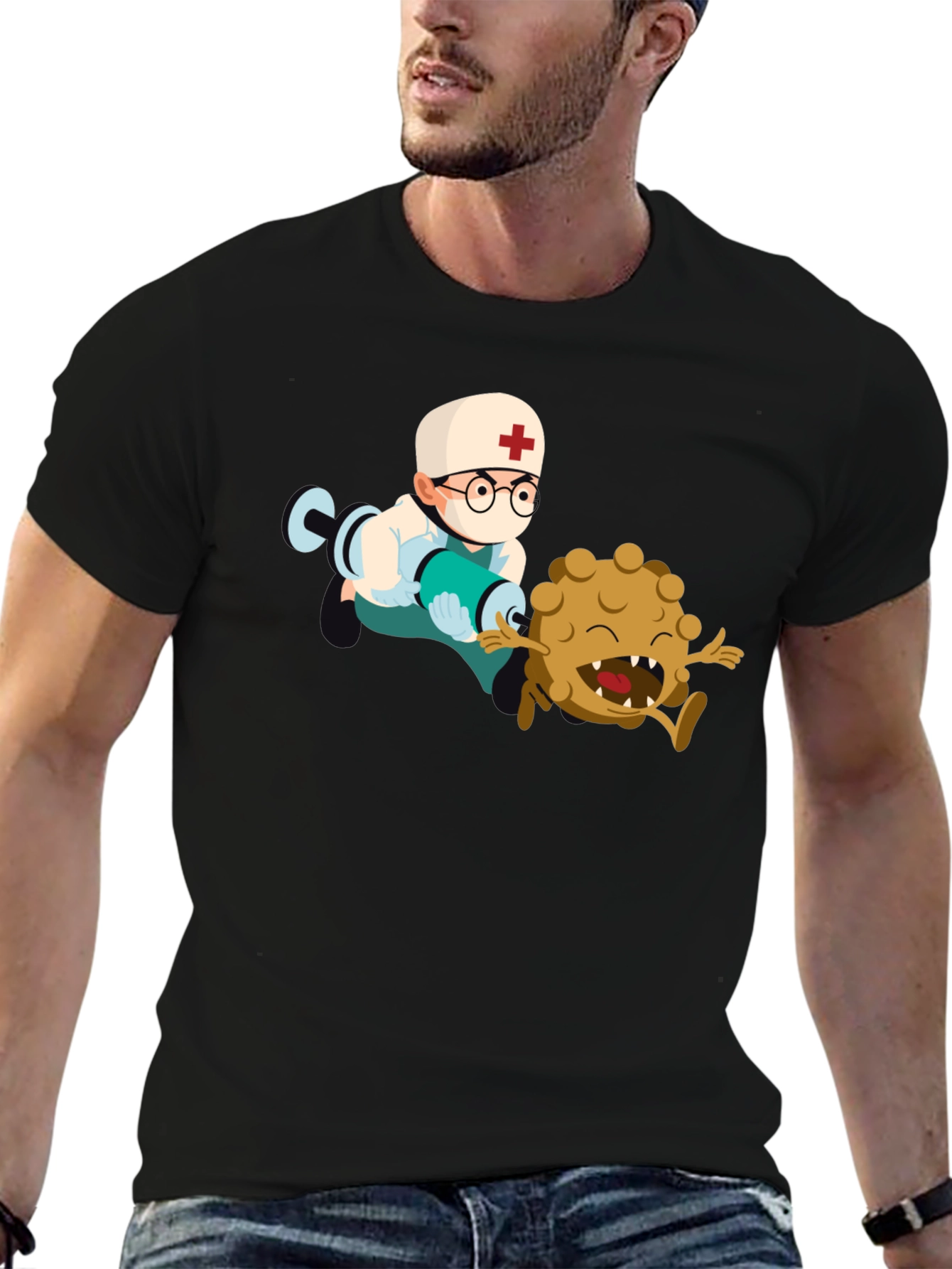 Doctor vs. Virus Graphic Tee
