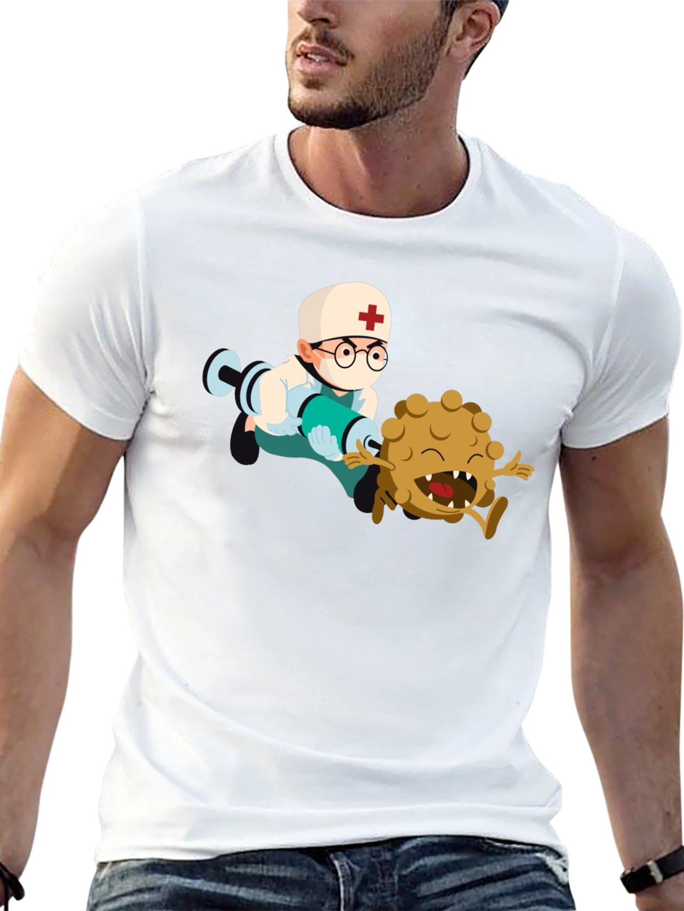 Doctor vs. Virus Graphic Tee