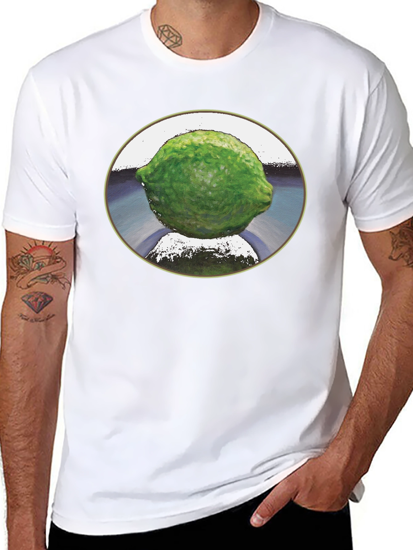 Lime Graphic Tee - Fresh & Fun