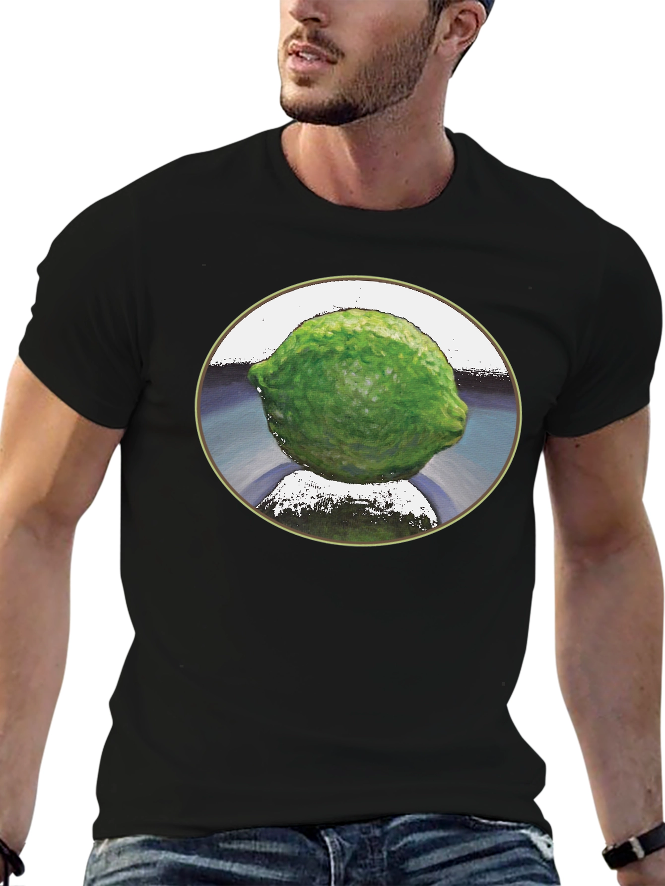 Lime Graphic Tee - Fresh & Fun