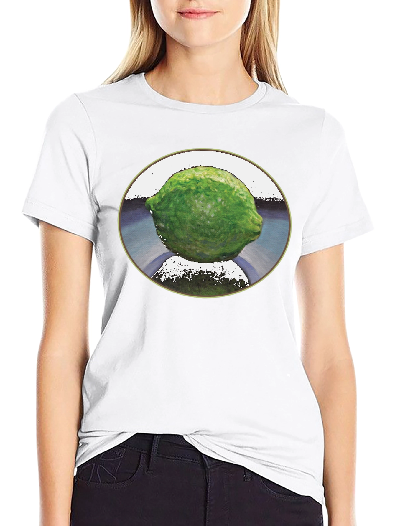Lime Graphic Tee - Fresh & Fun