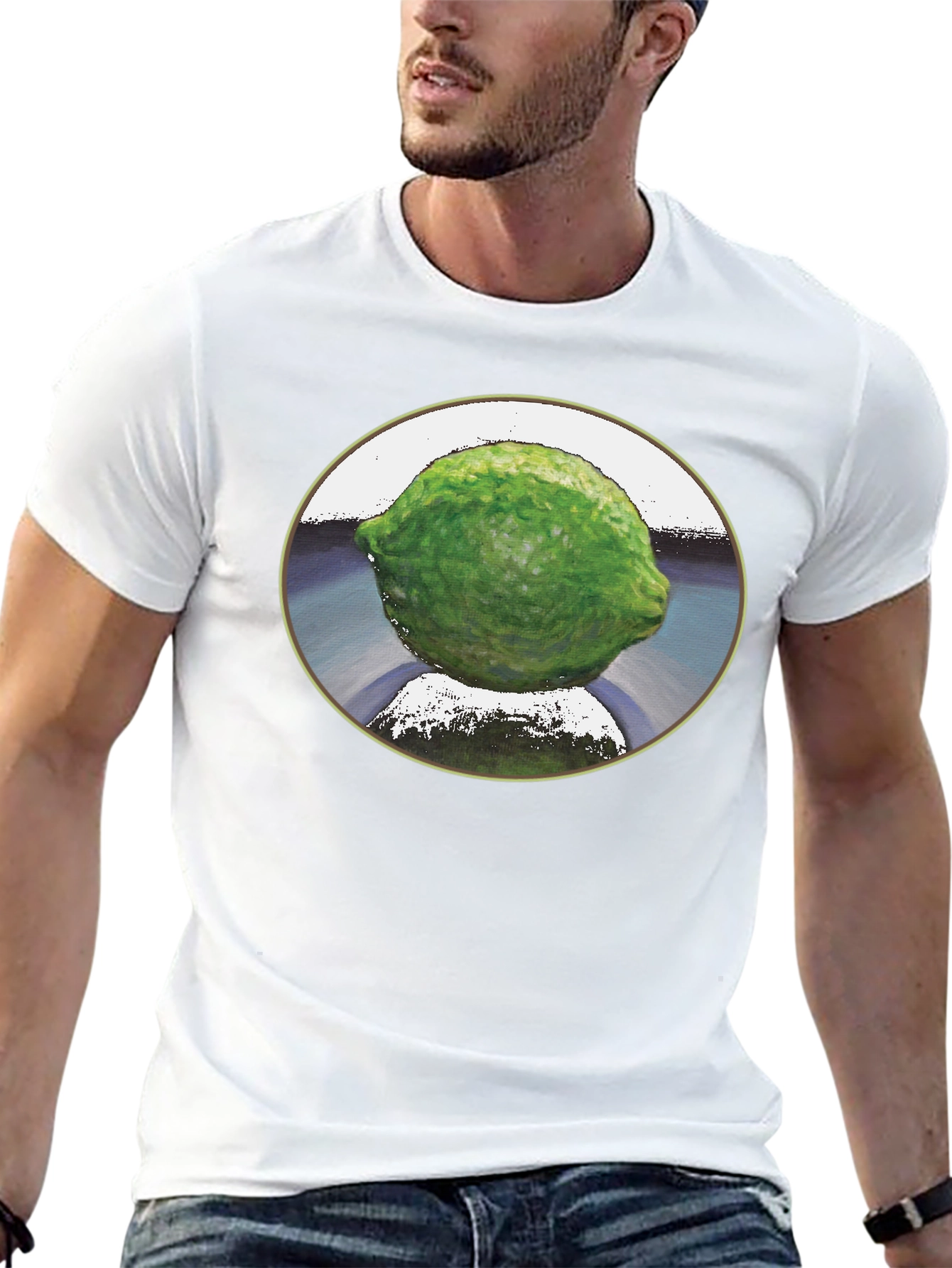 Lime Graphic Tee - Fresh & Fun